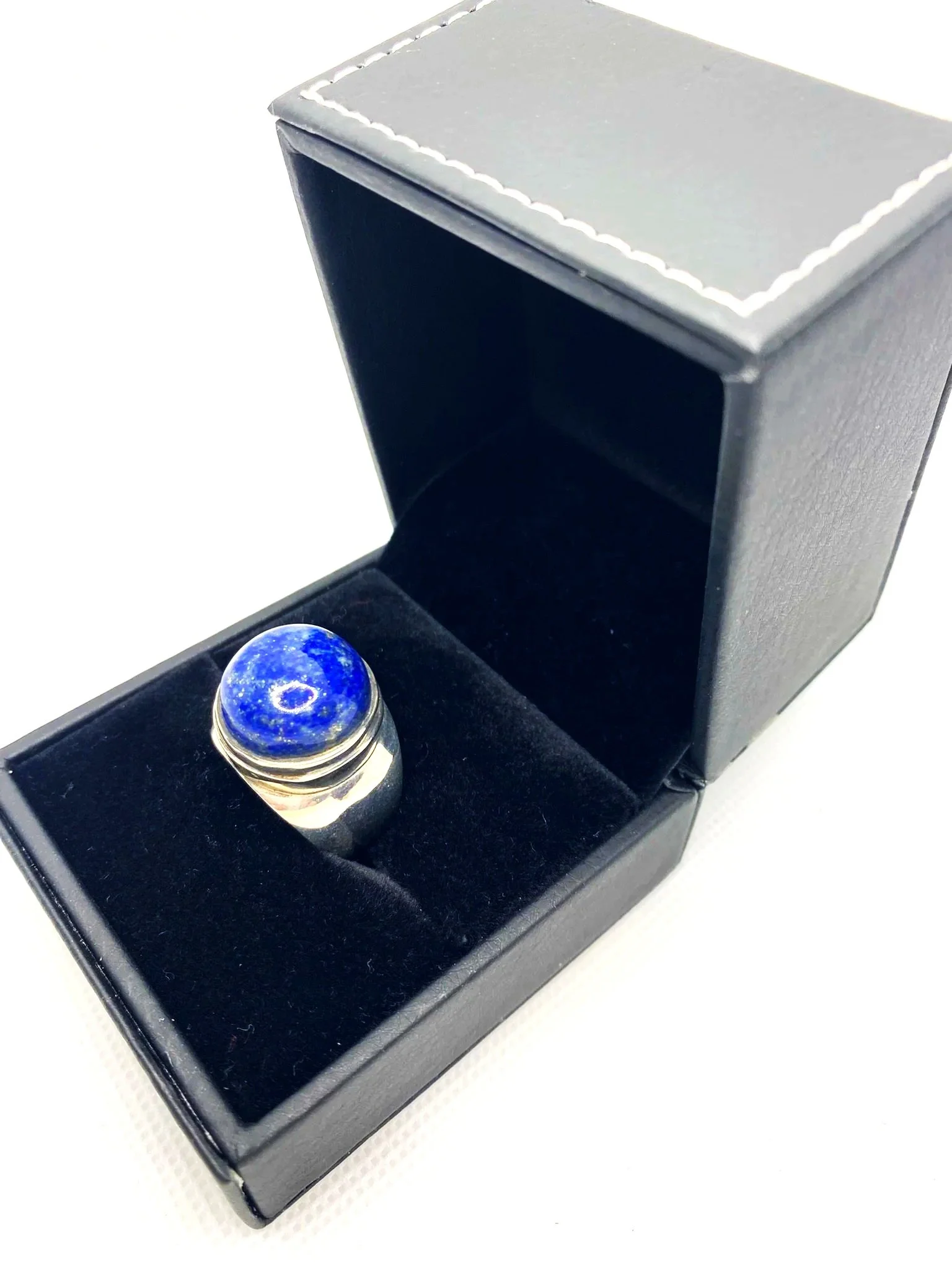 Lapis (S8) Sterling Silver Ring