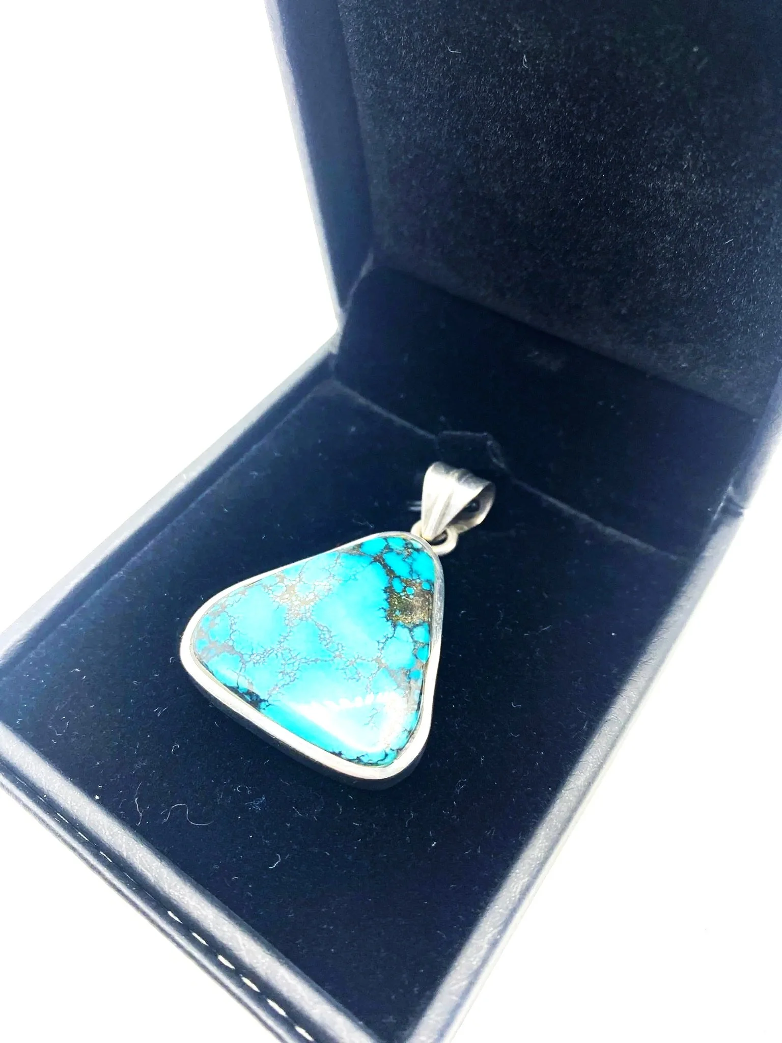 Turquoise Triangle Pendant