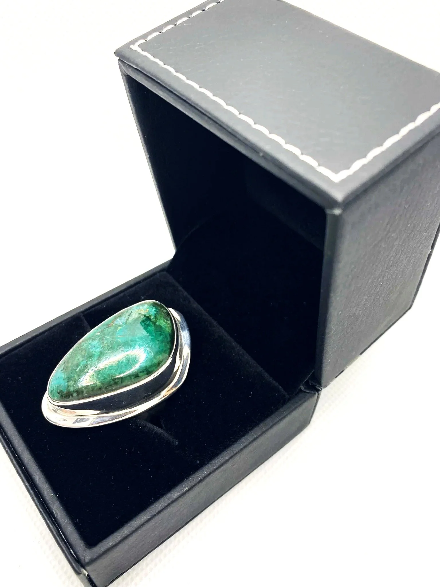Chrysocolla Wonder (S9) Sterling Silver Ring