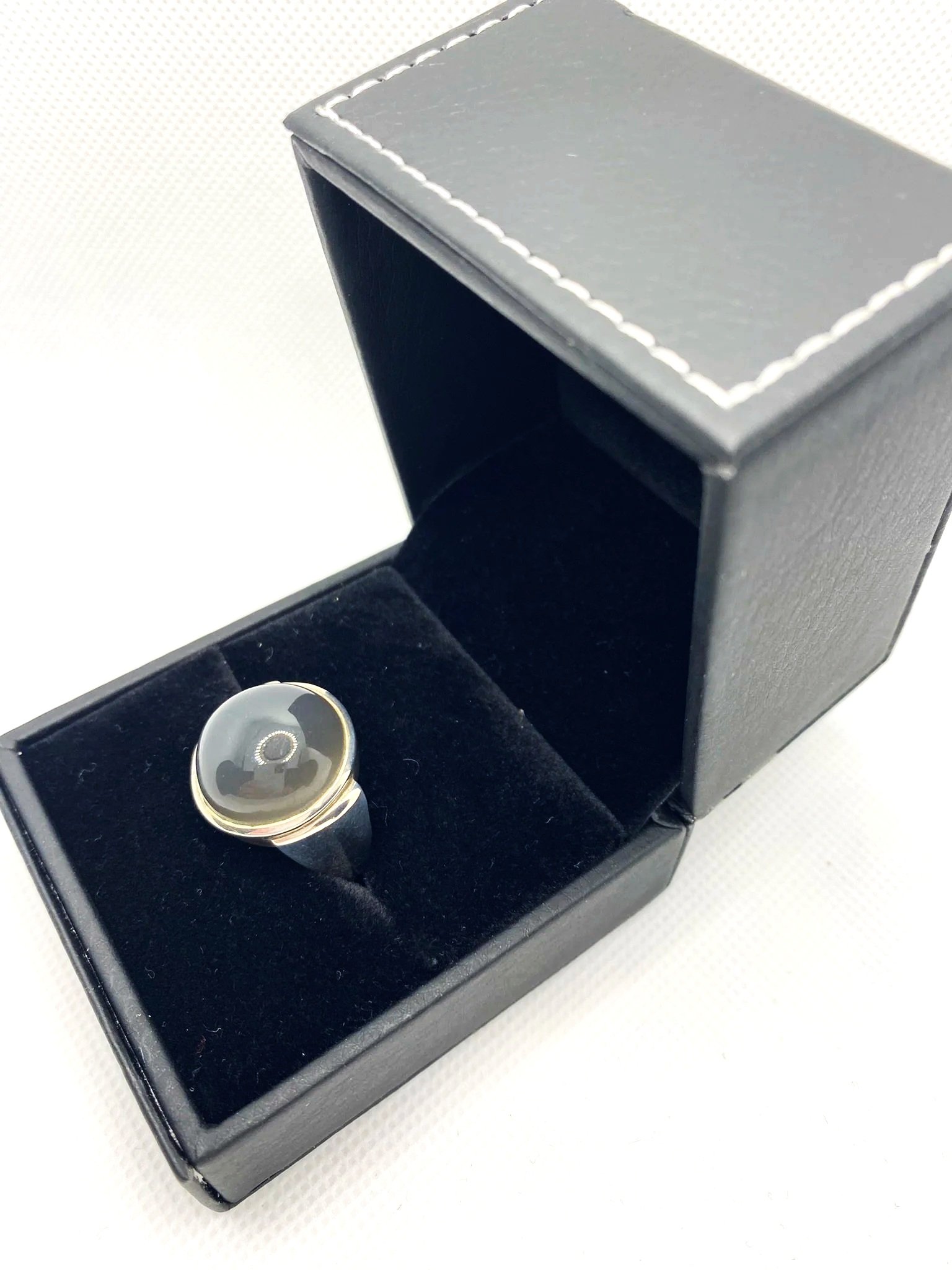 Cat's Eye Chrysoberyl (S8) Sterling Silver Ring