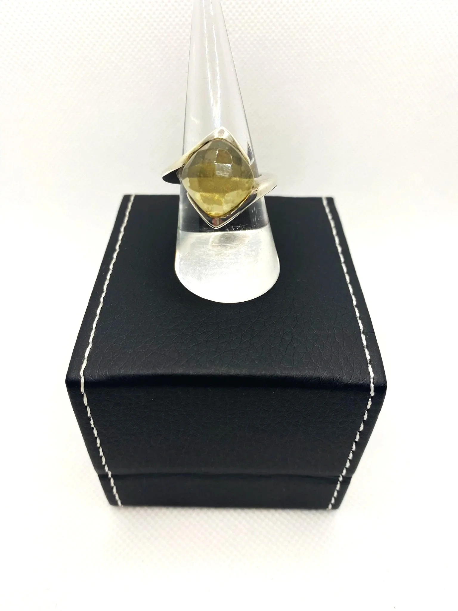 Lemon Drop Quartz (S7.5) Sterling Silver Ring