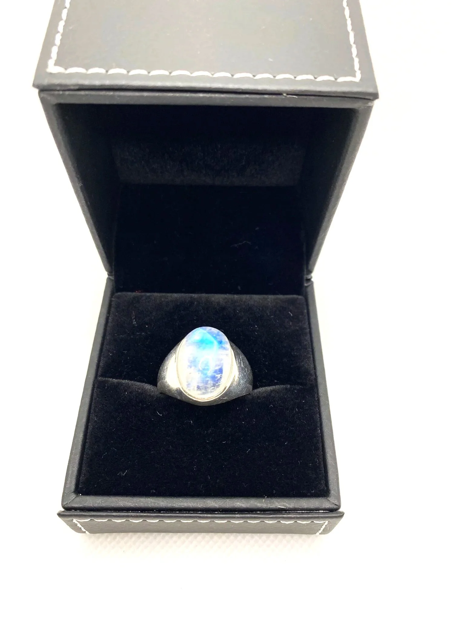 Moonstone Majestic (S10) Sterling Silver Ring