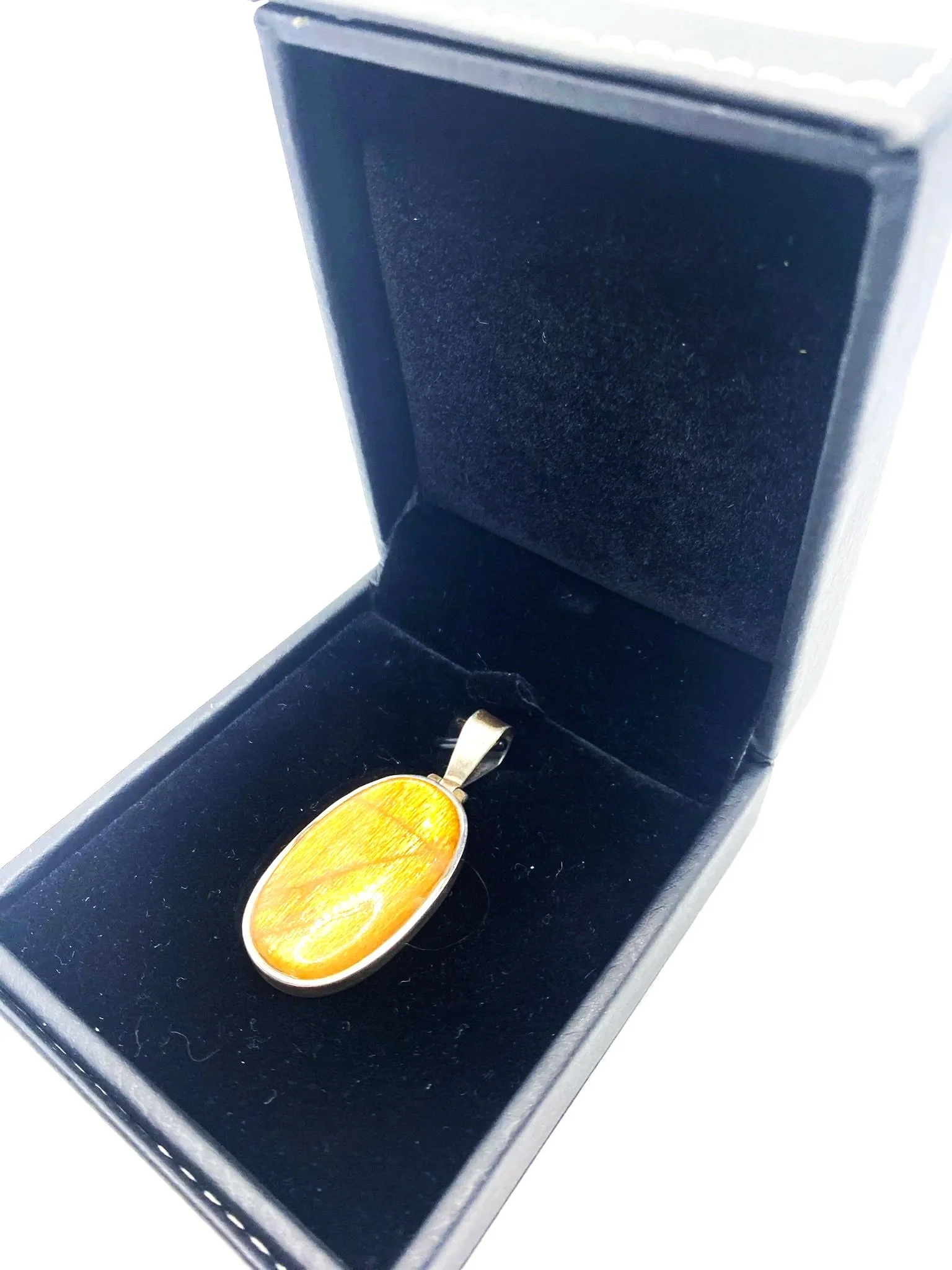 Rutilated Oval Pendant