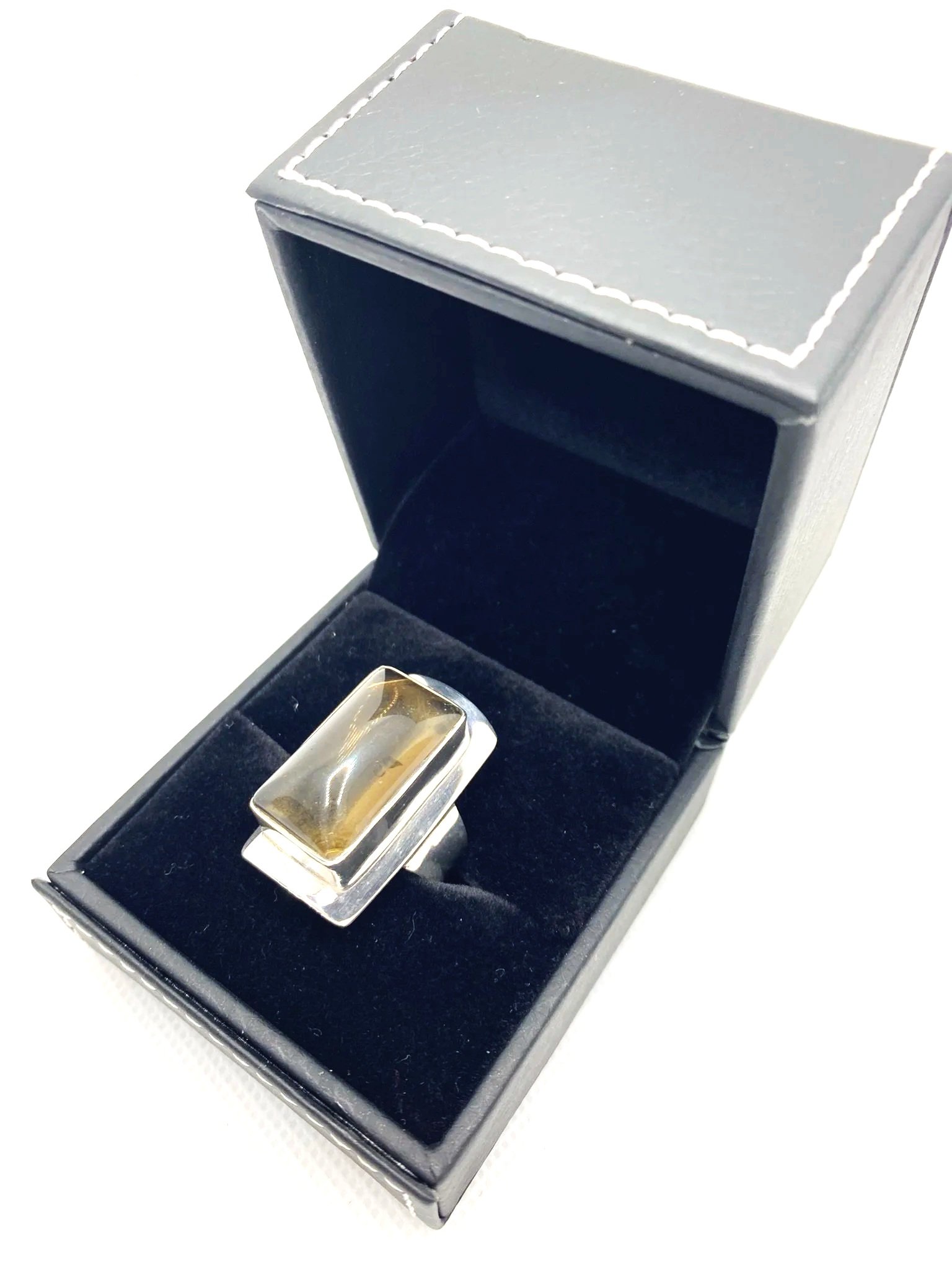 Smokey Quartz (S8.5) Sterling Silver Ring
