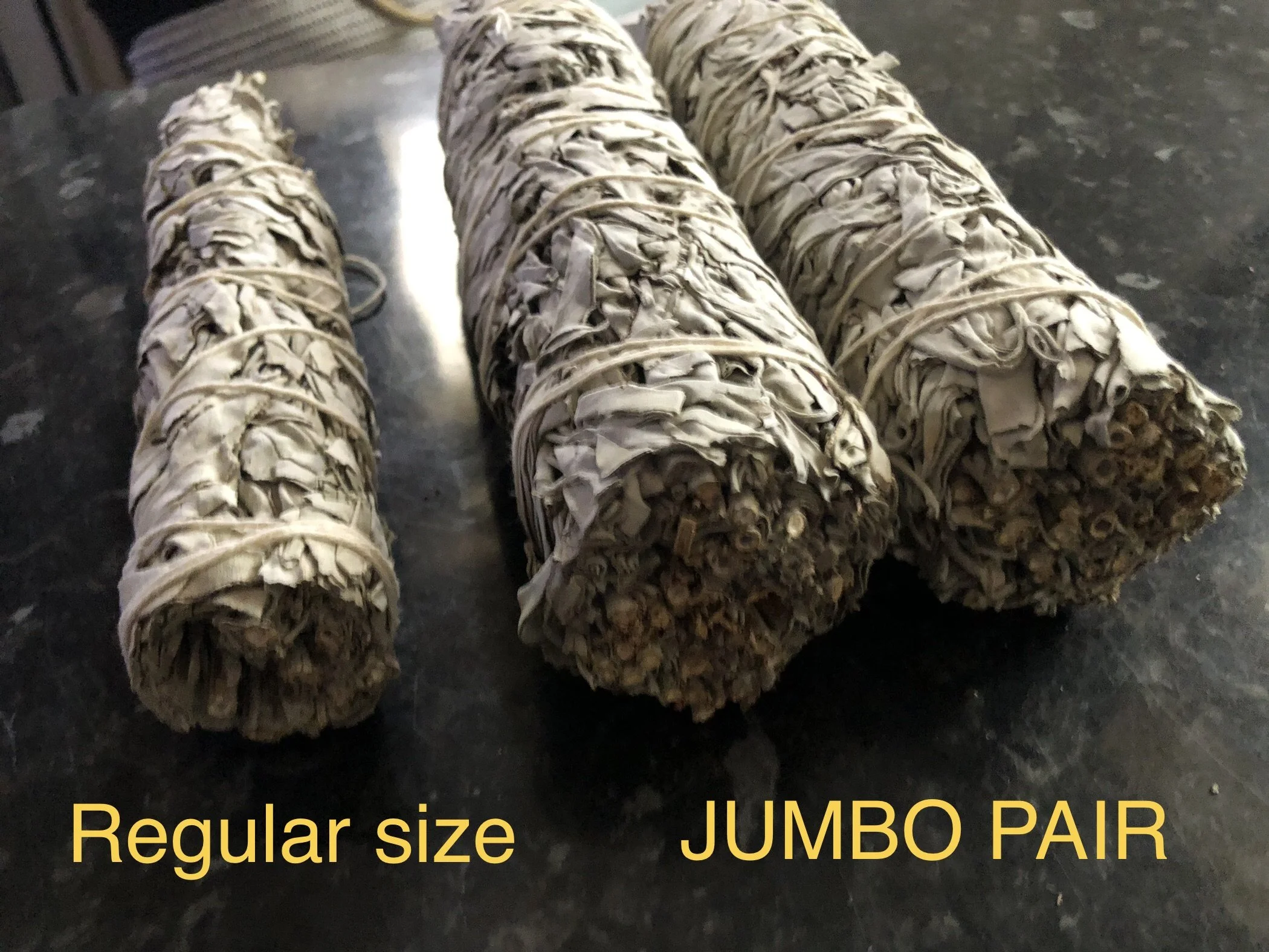 Giant White Sage Smudge Sticks