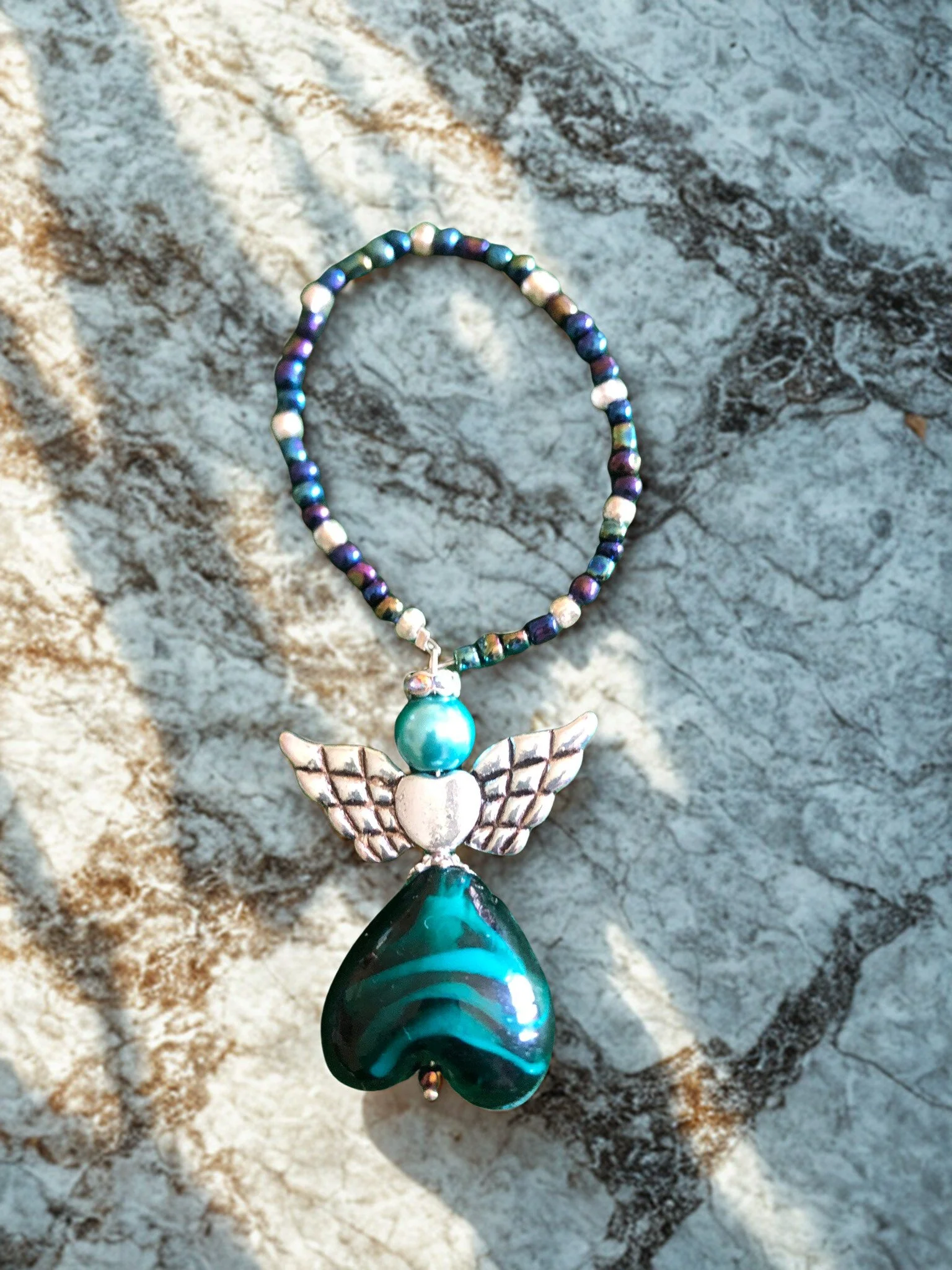 Reiki Xmas Angel Tree Ornaments