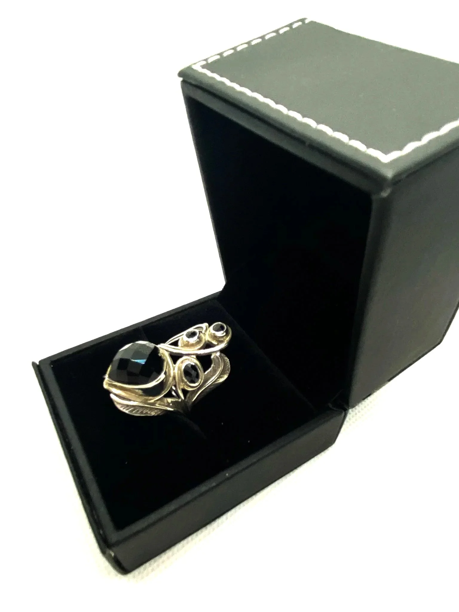 Onyx Galore (S7) Sterling Silver Ring