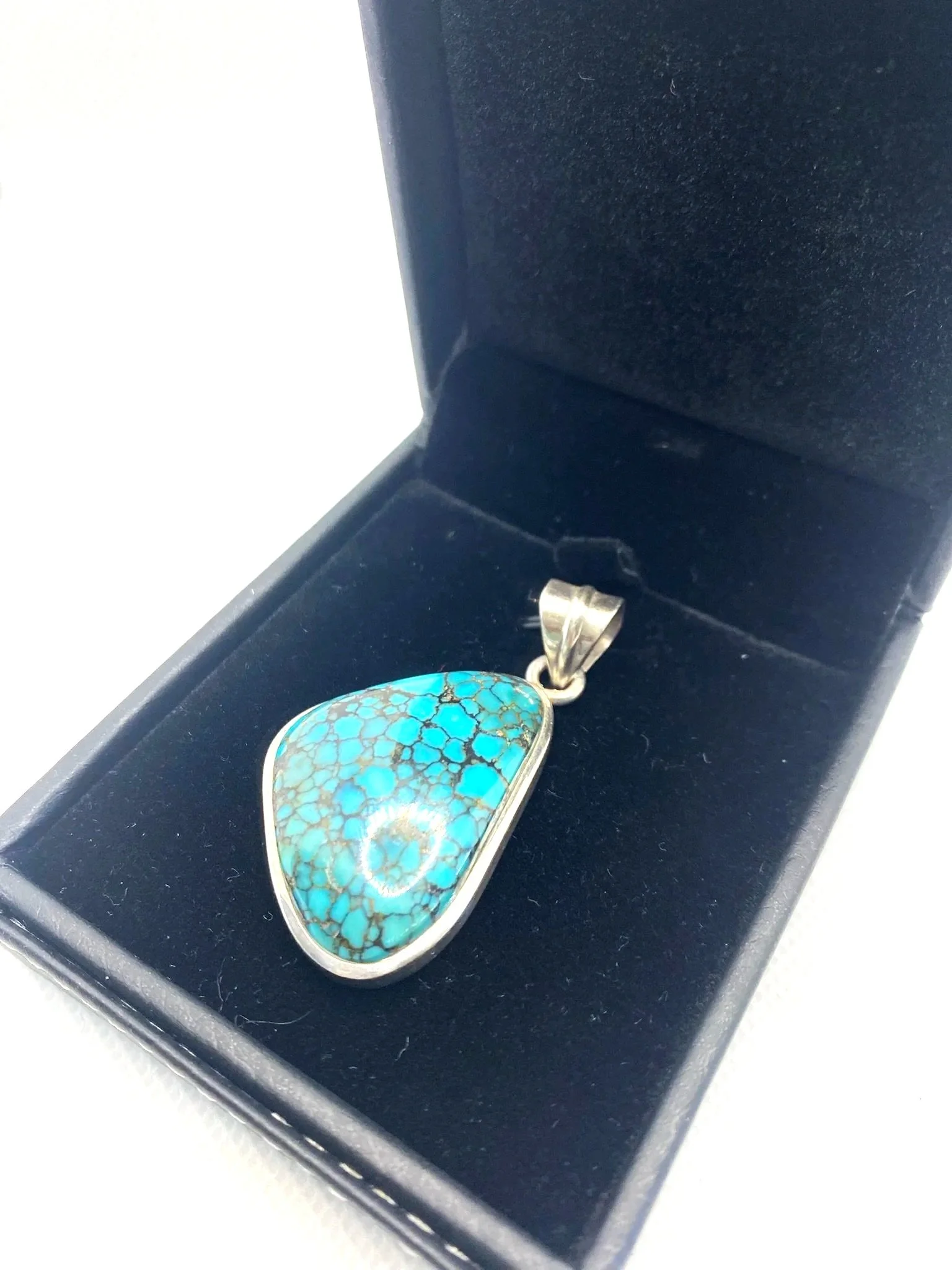 Turquoise Soft Triangle Pendant