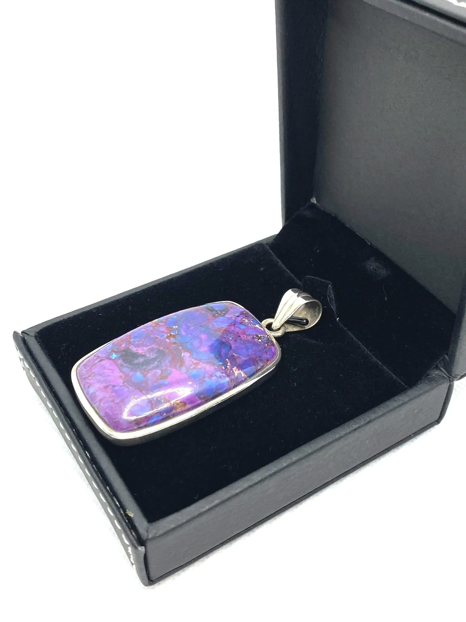 Mojave Turquoise Pendant in Sterling Silver