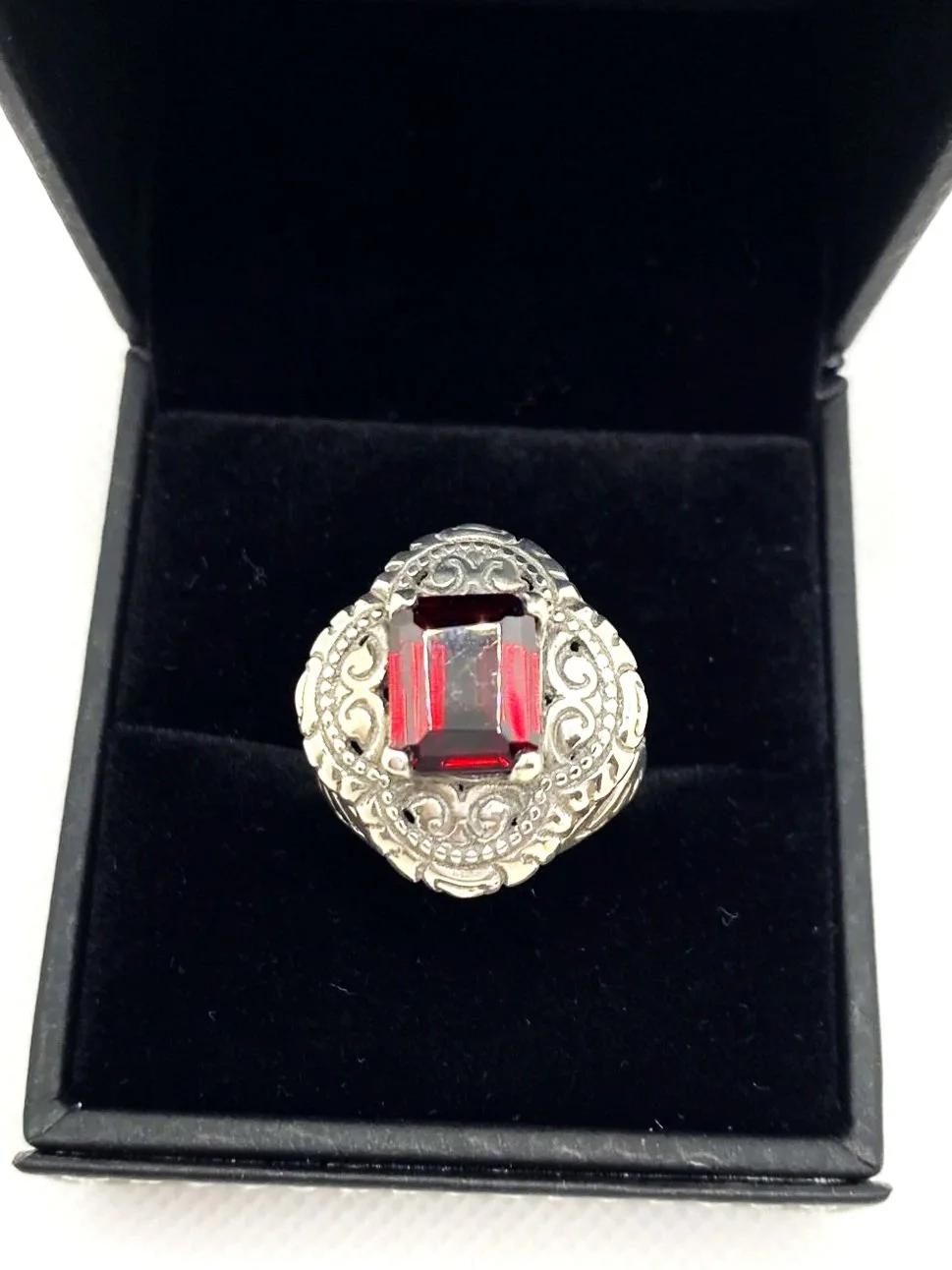 Ruby Royal English (S6) Sterling Silver Ring