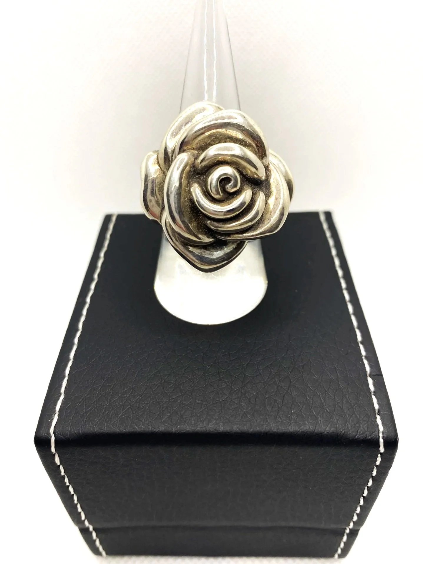 Floral Rose (S8) Sterling Silver Ring
