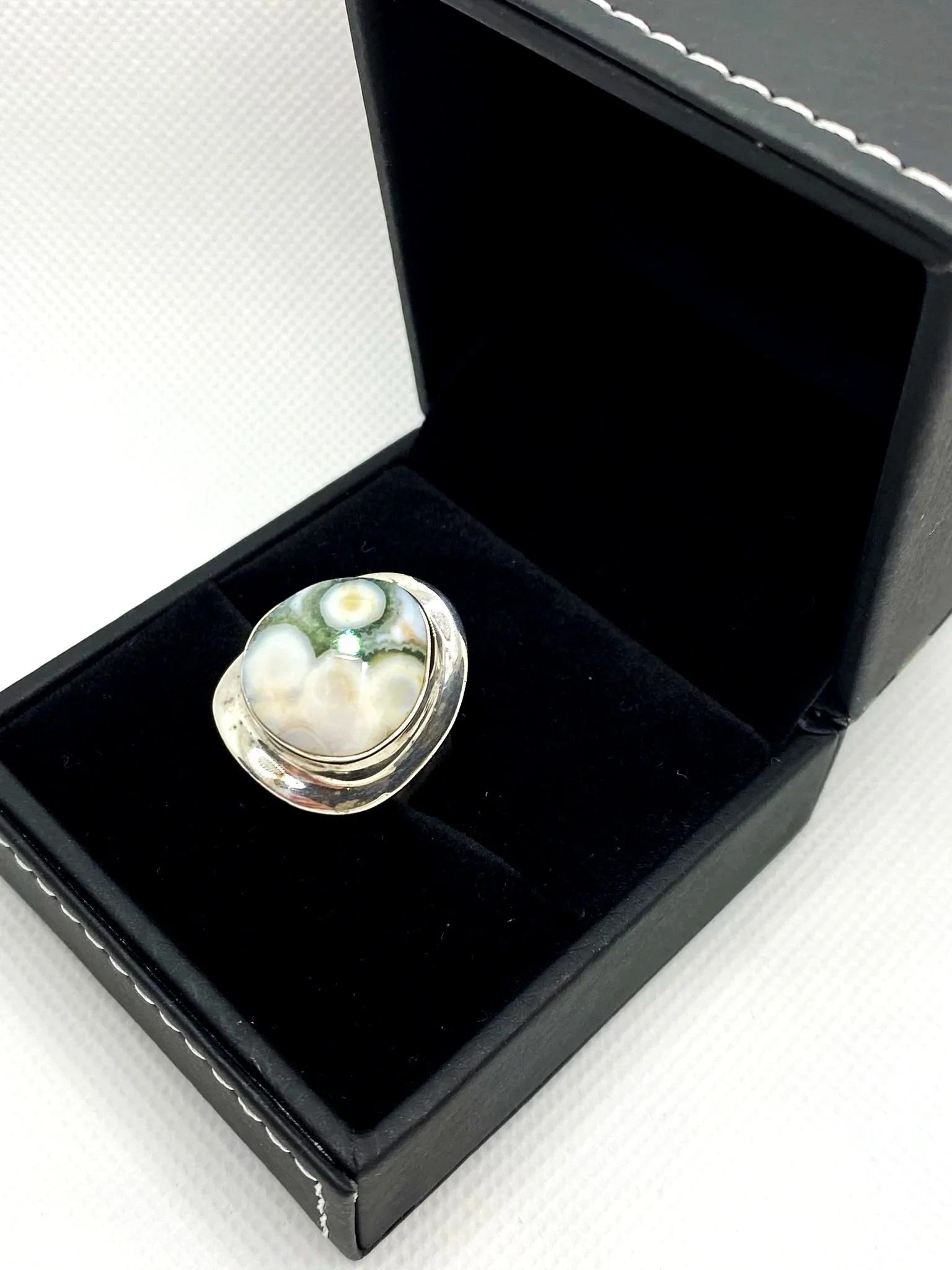 Ocean Jasper (S6.5) Sterling Silver Ring