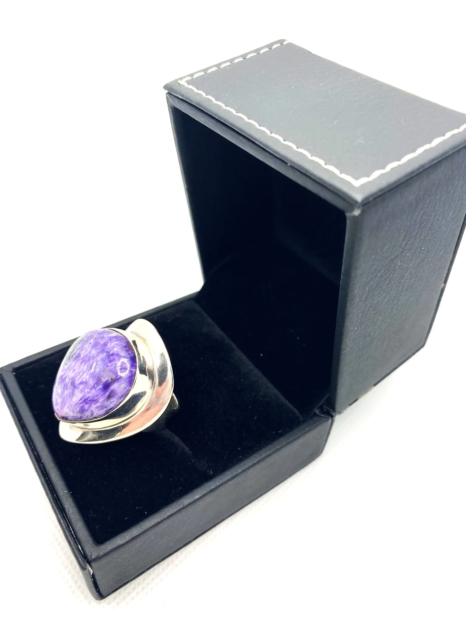 Charoite Stunner (S7.5) Sterling Silver Ring
