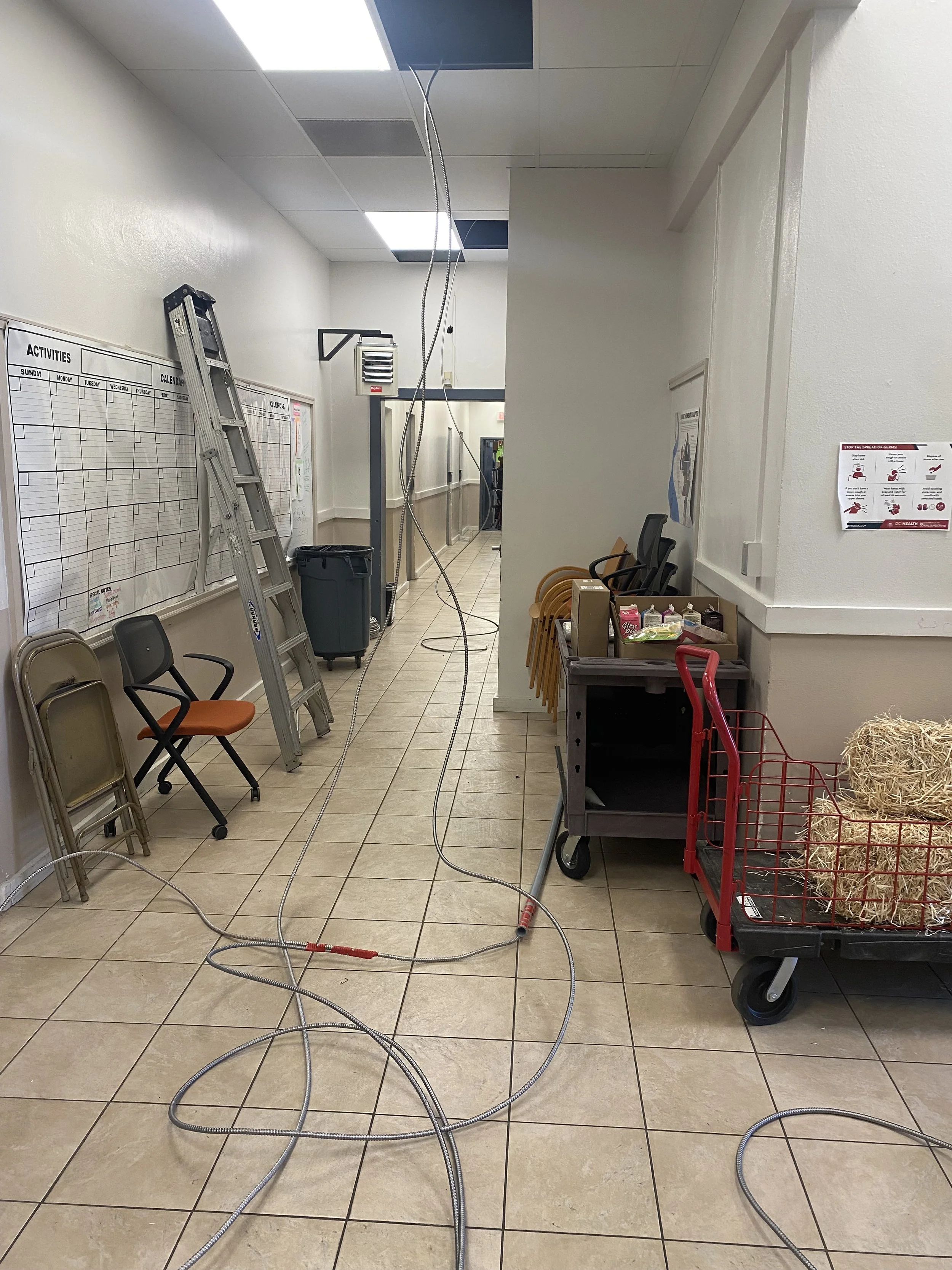 Anacostia Space Heater install