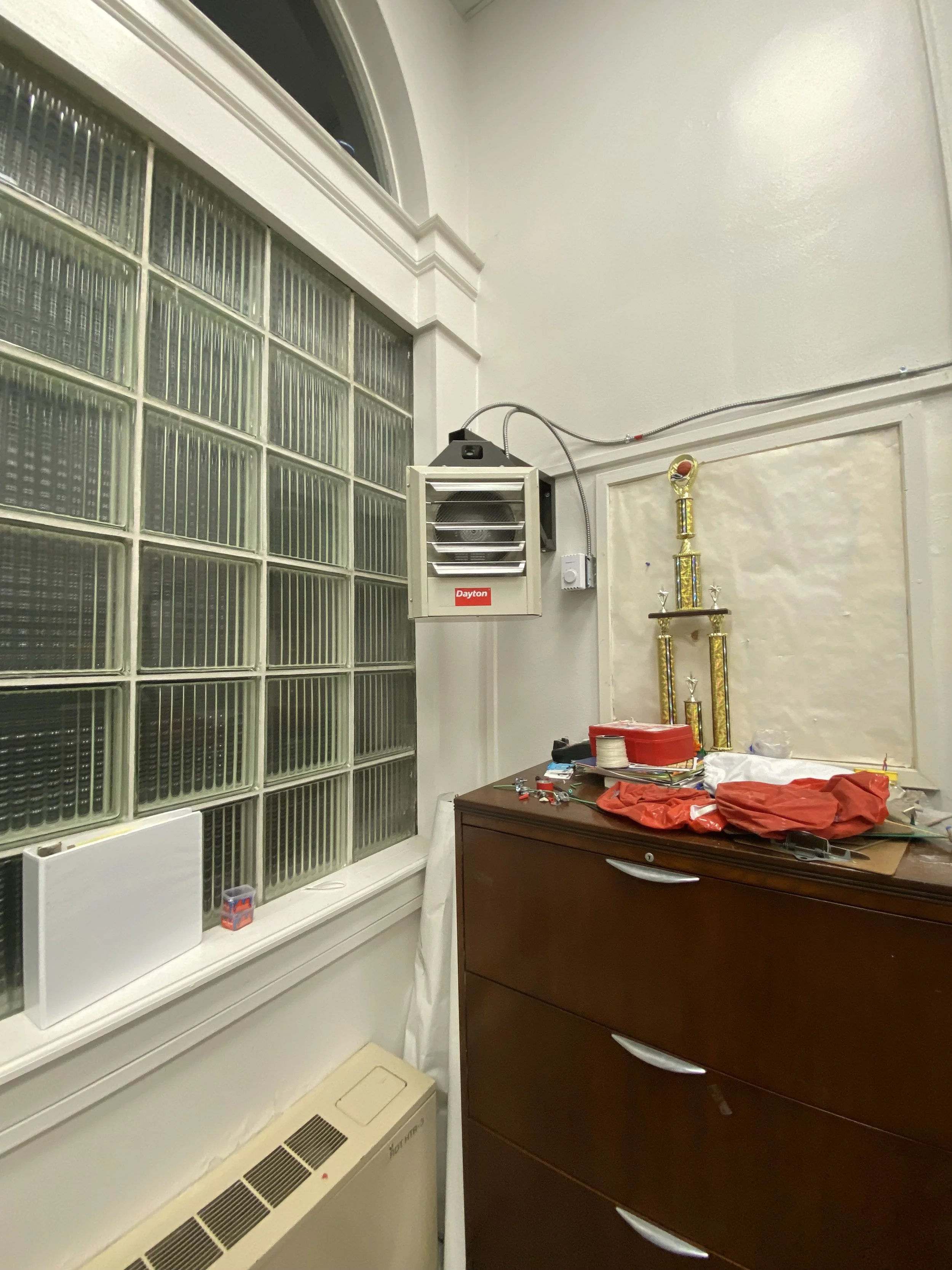 Anacostia Space Heater install