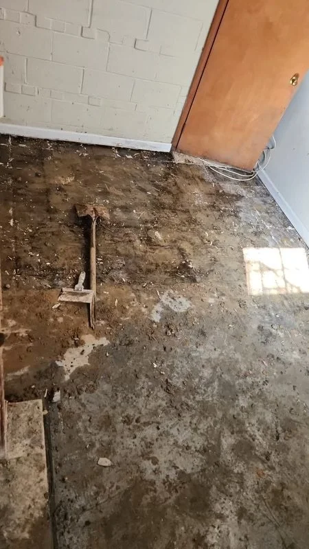 Flooded Basement Restoration Before 2