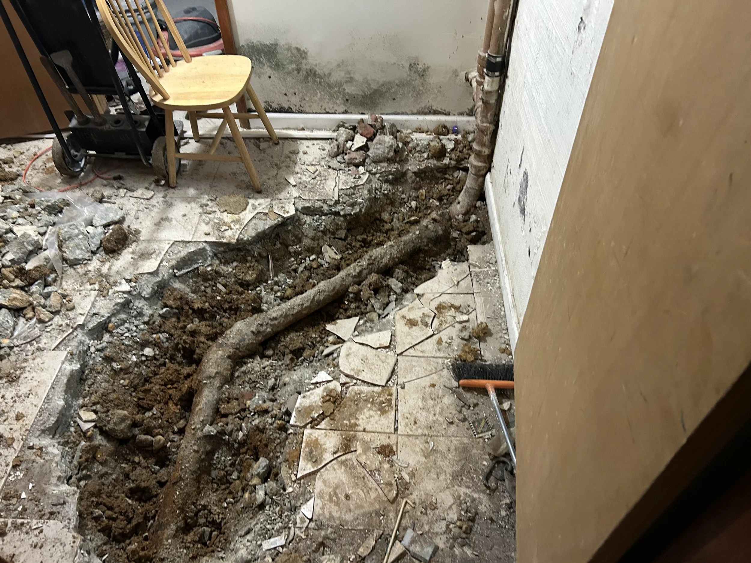 Flooded Basement Restoration Before 4