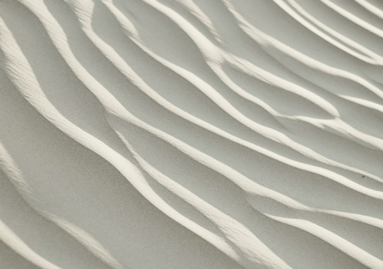 Minimal banner reading “Beyond Spreadsheets — Designing for Calm in Complex Projects” in a neutral, elegant layout.