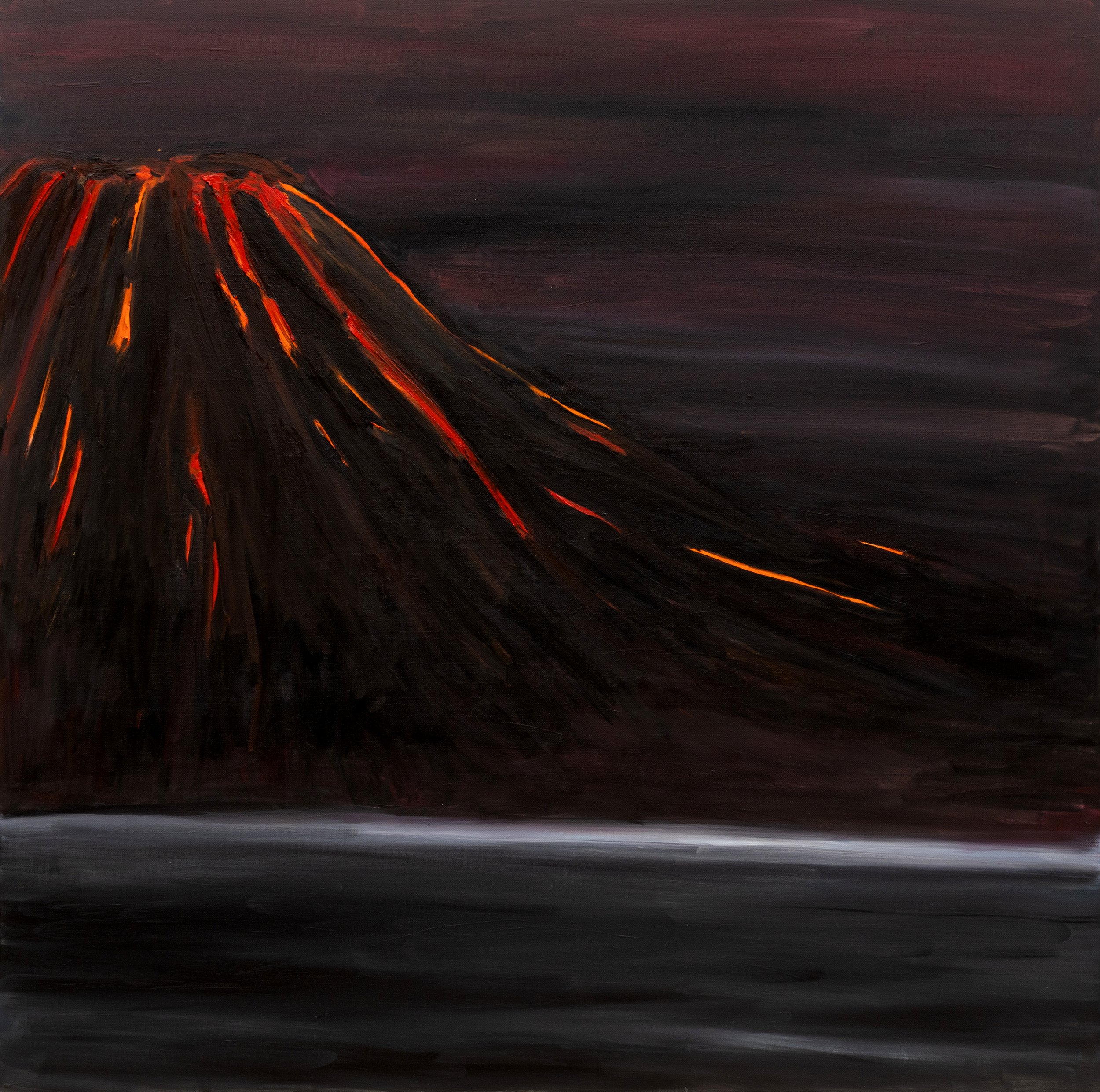 Journey to the Center of the Earth 6, 2025
Oil on canvas
 39.4 x 39.4 in | 100 x 100 cm