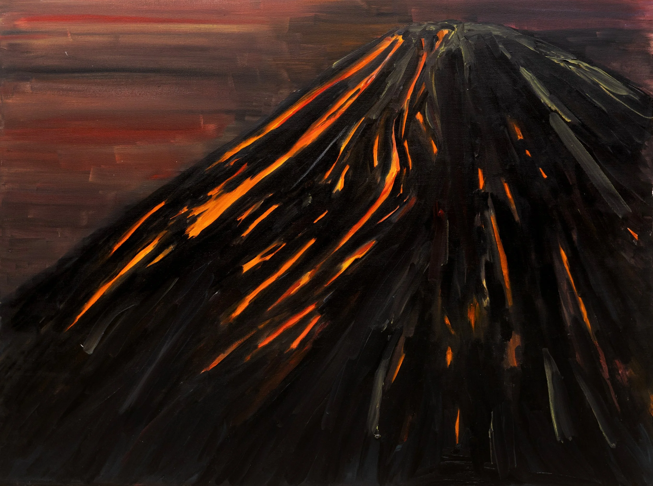 Journey to the Center of the Earth 8, 2025
Oil on canvas
31.5 x 23.6 cm | 80 x 60 cm 