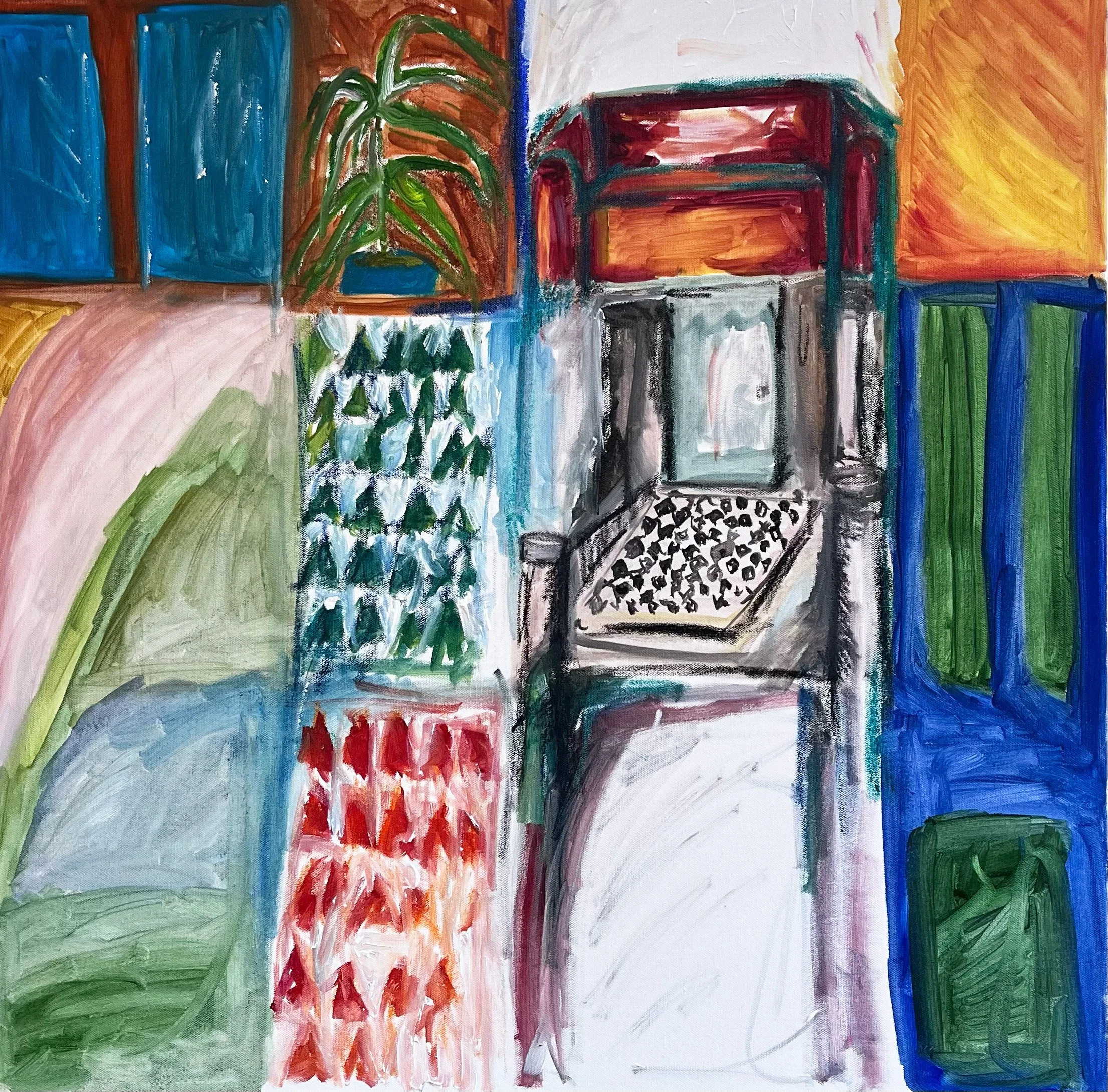 Puzzle, 2023
Oil and oil stick on canvas
91.4 x 91.4 cm | 36 x 36 in