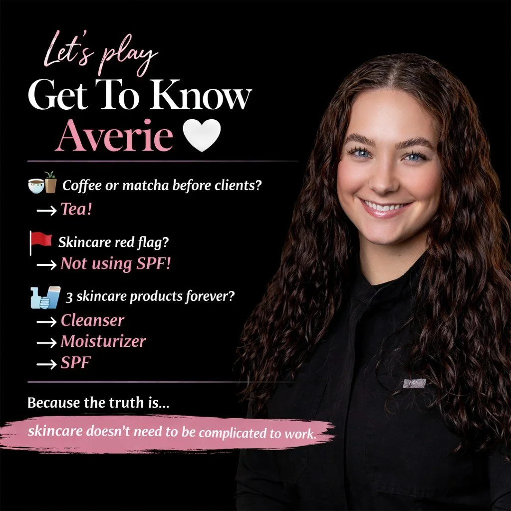 ✨ Meet Averie ✨

We&rsquo;re so excited to officially welcome Averie to the Flawless Aesthetics team as our Advanced Esthetician 🤍

Averie is passionate about helping clients achieve healthy, balanced skin through personalized treatments and educati