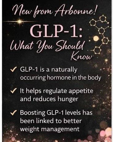 ✨ Introducing Arbonne&rsquo;s GLP-1 Nutraceutical ✨

Looking for metabolic support without injections or prescriptions? This innovative nutraceutical is designed to support your body&rsquo;s natural GLP-1 signaling pathway &mdash; helping support app