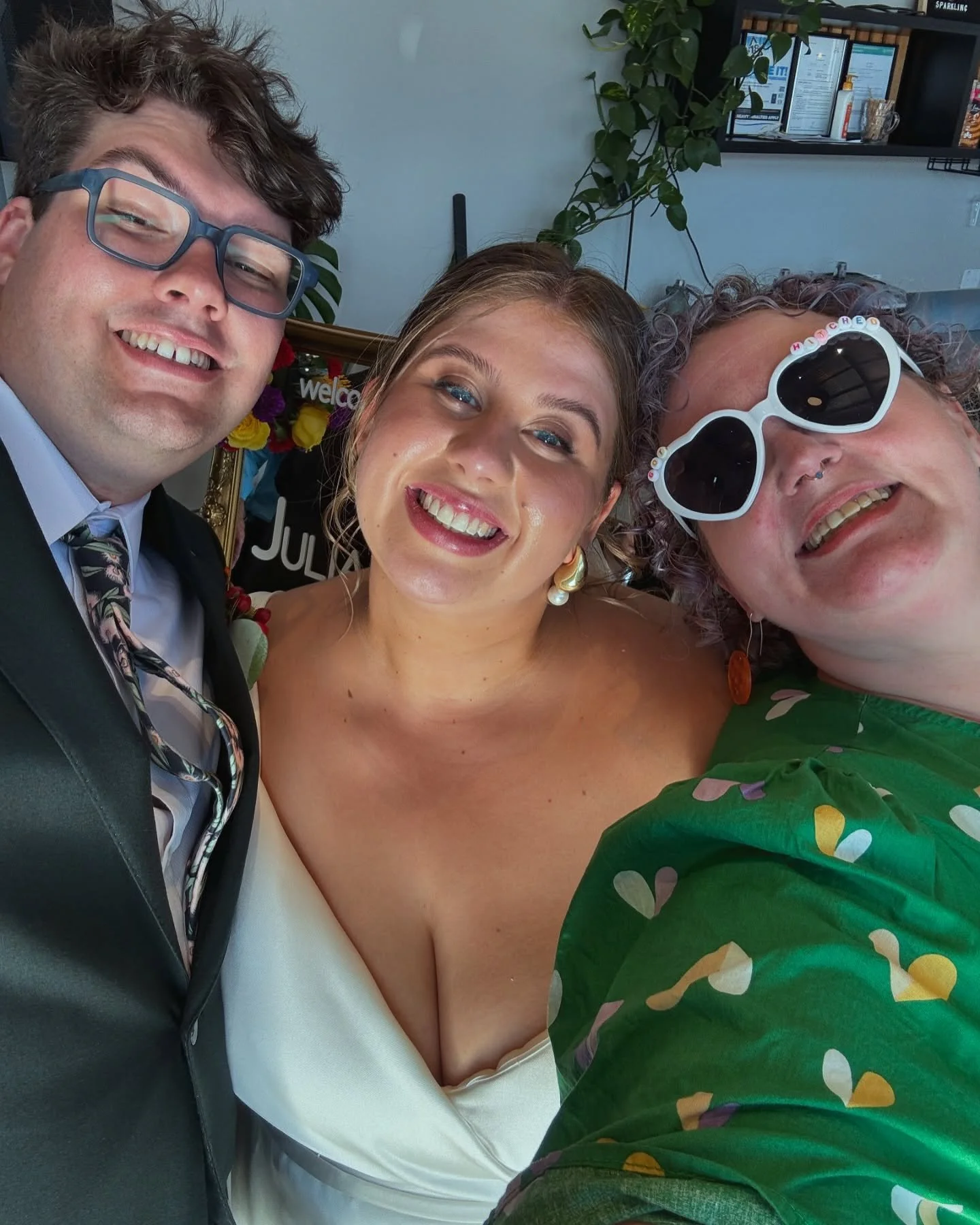Mutual obsession.

Pfft, I&rsquo;m not talking about Jules and Declan. I&rsquo;m talking about Jules and Declan with me. Not in a weird way, we&rsquo;re just all excellent and I got to stand up the front with them for a bit when they got married at t