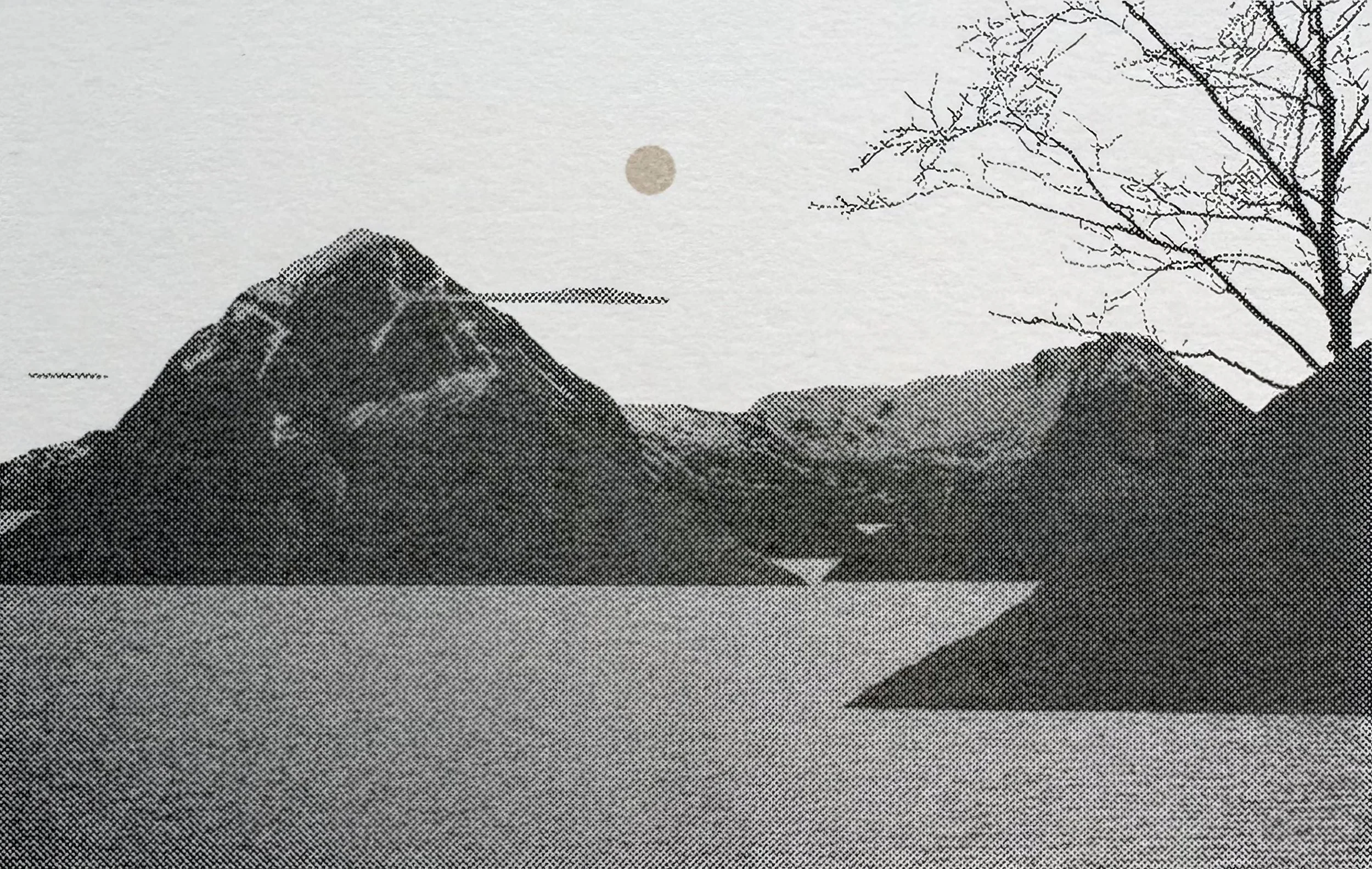 Drift and Stillness. Screenprint with graphite and pigment on Fabriano paper - Sherrie-Leigh Jones (@sherrieleighjonesart)