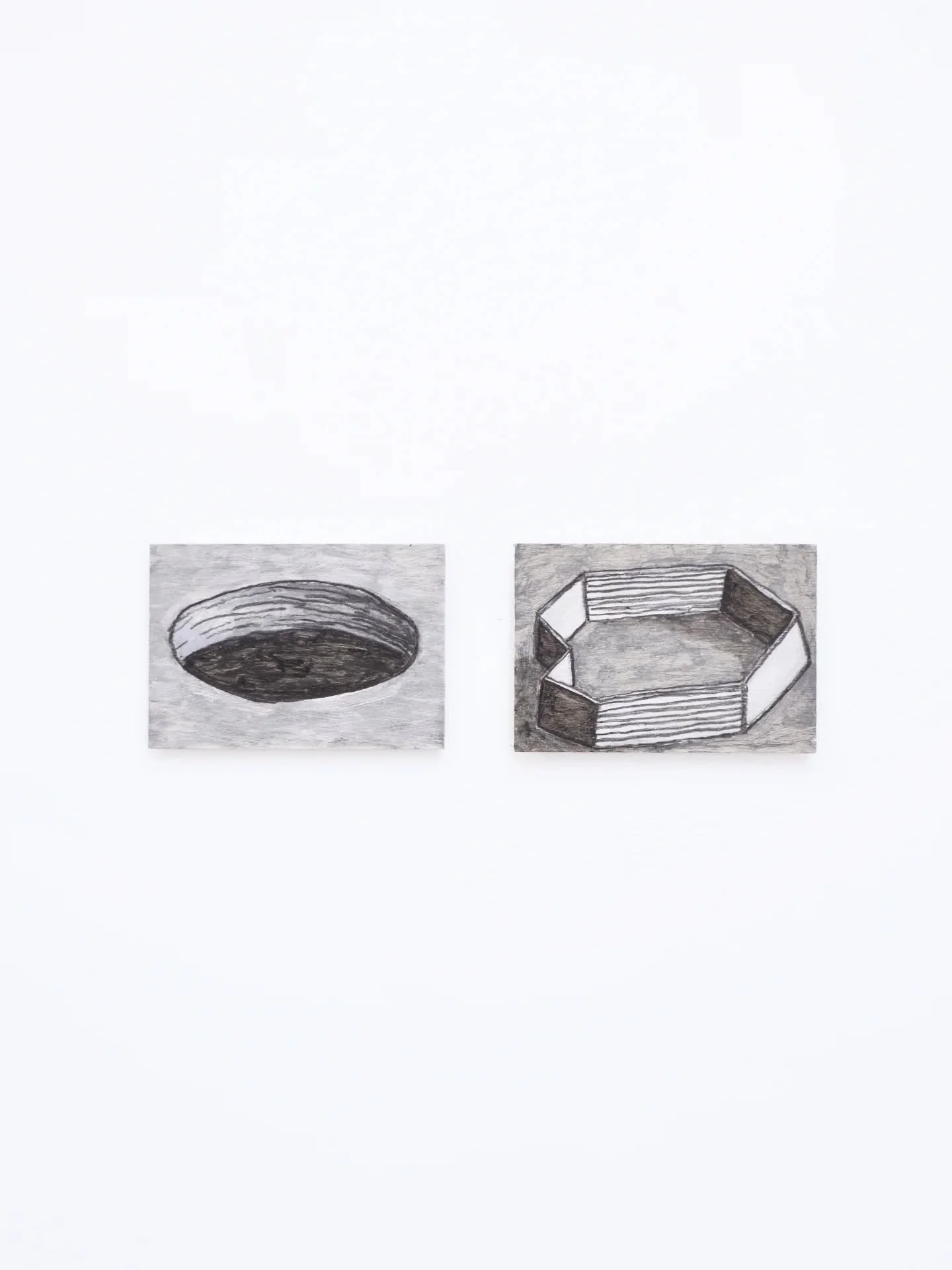 Some of the wondrous artworks featured in the Planning Permission exhibition! Thank you to those who have visited so far - open until Tues 3rd February ⭐

Artworks featured:

1. 131 &amp; 137 by Andy Black @andyblackart 

2. CapeRocket by Toby Rainbi