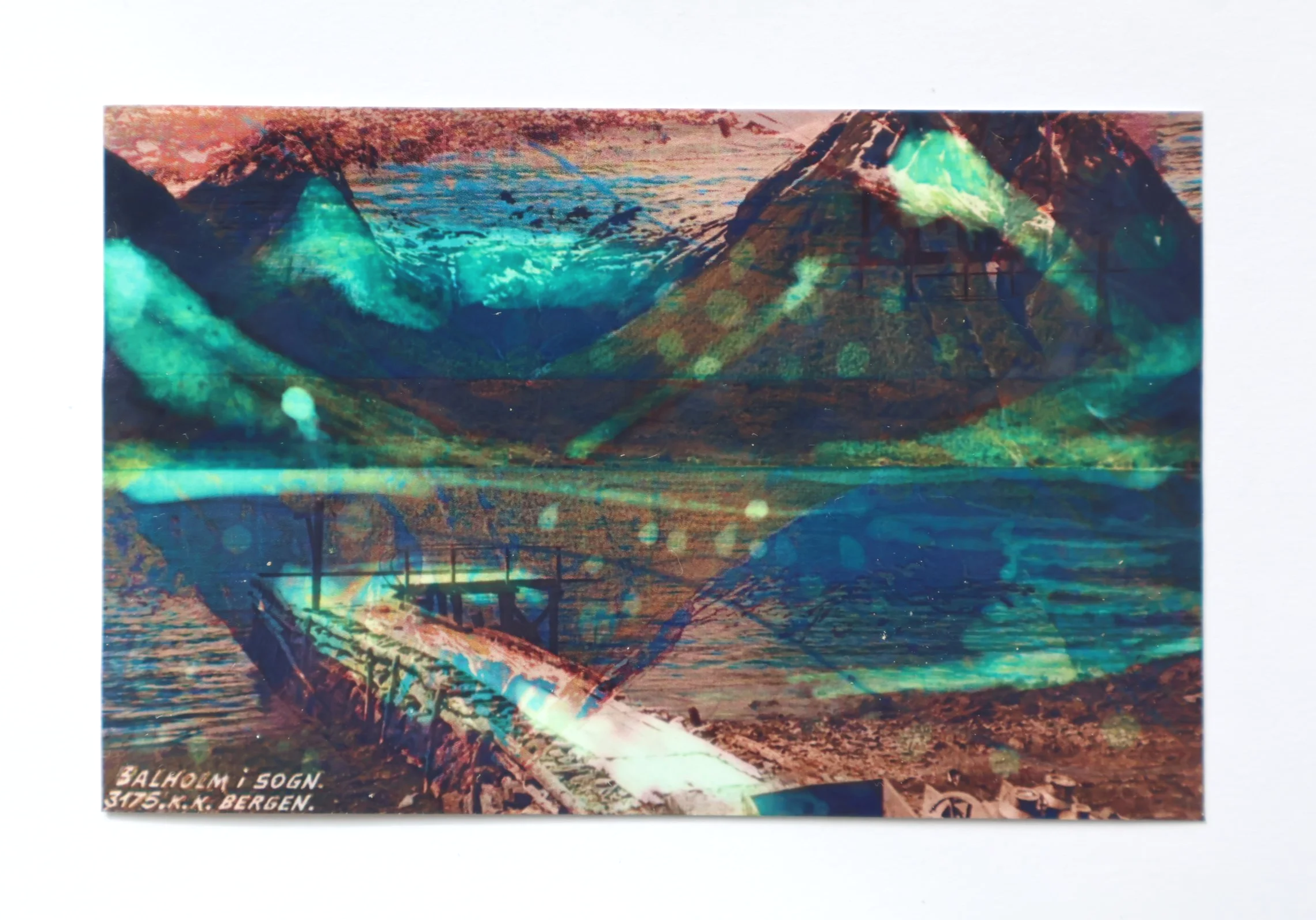 Holding Water, Losing Ground. Chemically altered photograph - Joana Duarte (@joanarted)