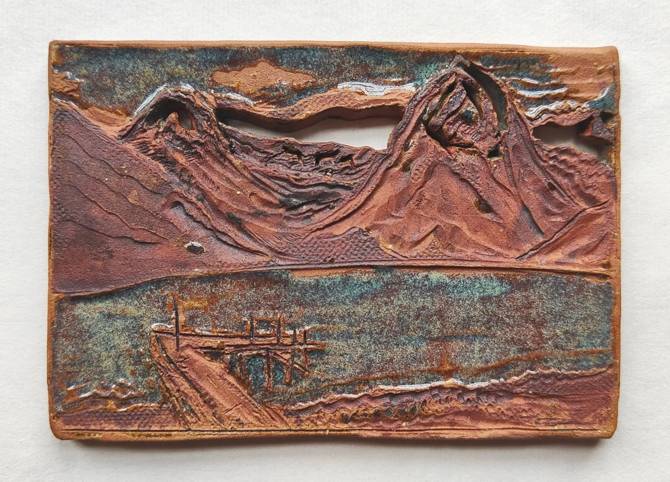 Solastalgia. Glazed stoneware - Milo Di Duca (@bean_based_bs)