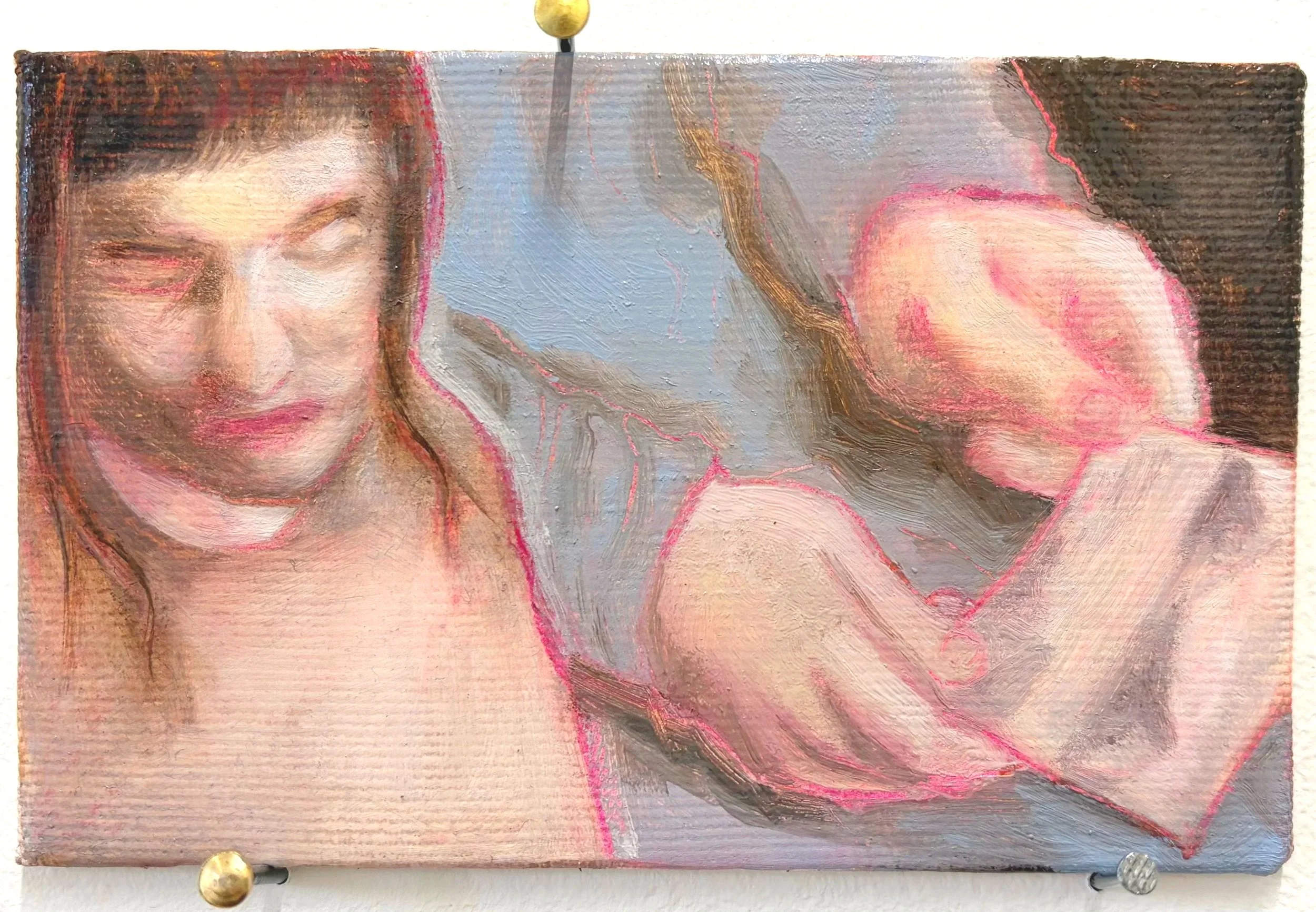 Personal Archive. Oil and colored pencil on canvas board - Sophie Schweizer (@s0phieschweizer)