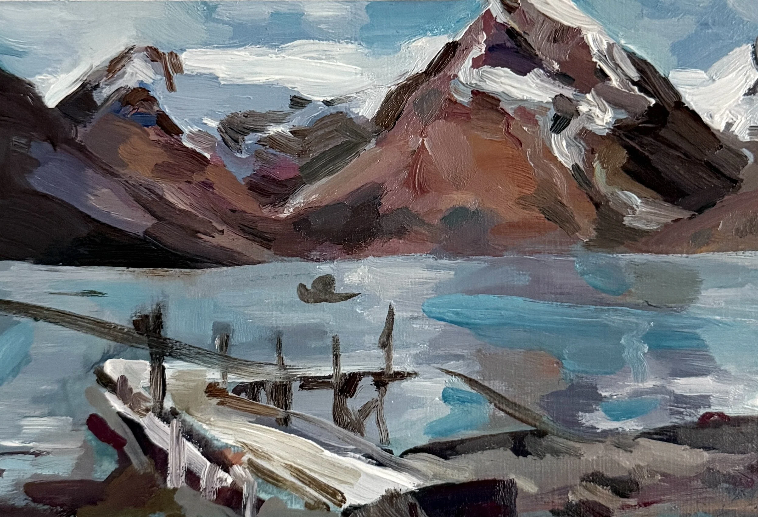 Picturesque. Oil on paper - Jenia Demchenko (@jenia.demchenko)
