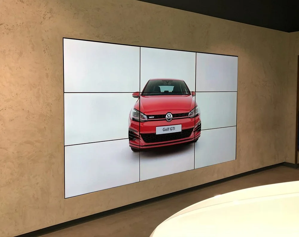 LCD Video Walls - Car Garage 3x3 Warwick Audio Visual.jpg