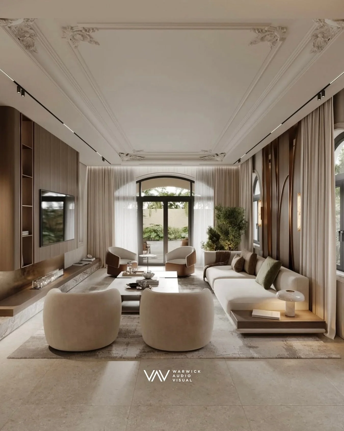 Effortless sophistication and smart living ✨

This beautifully designed living space combines warm tones, bespoke joinery and seamless technology featuring a discreet media wall, intelligent lighting and hidden sound that elevates everyday living.

T