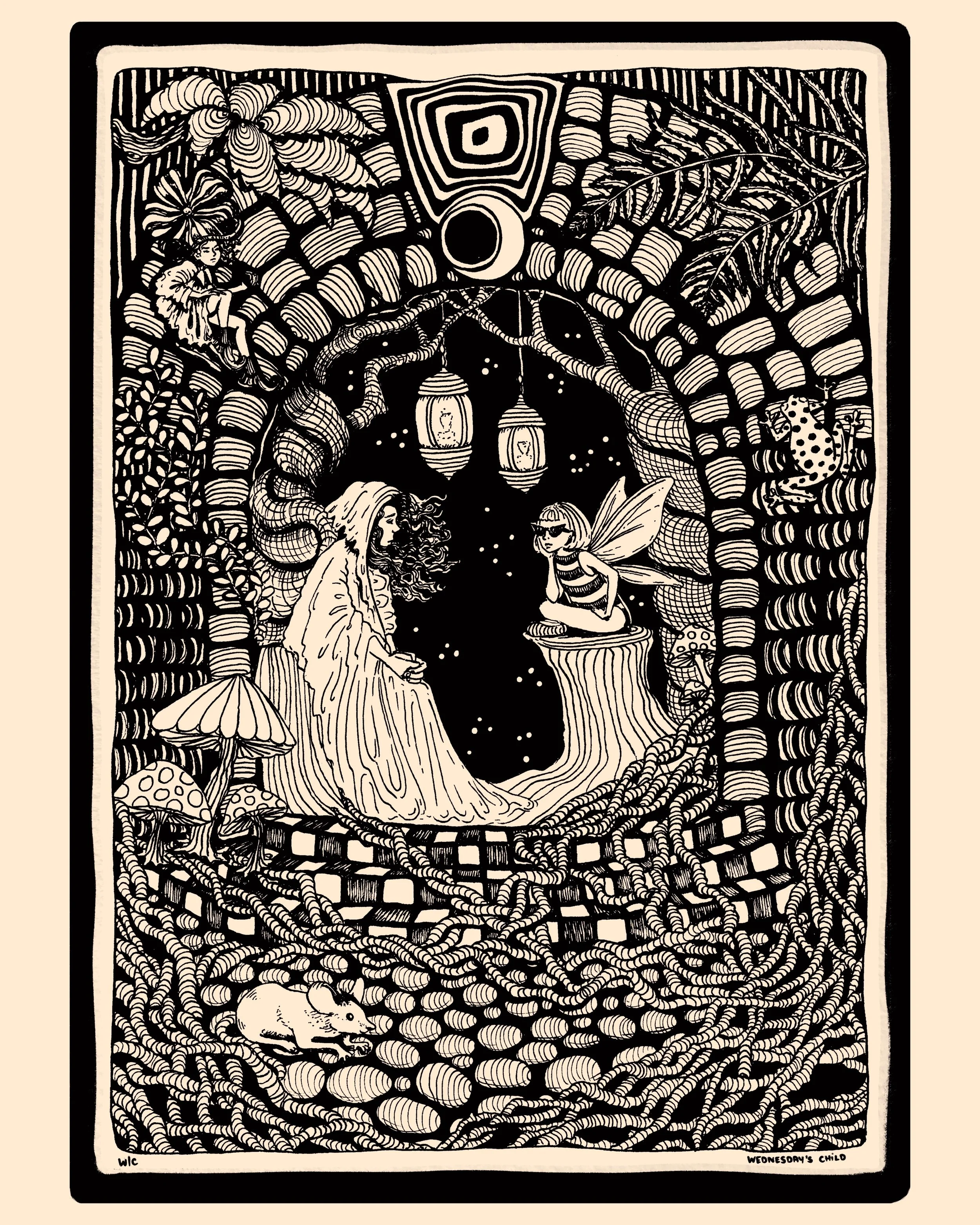 The Conversation - Art Print