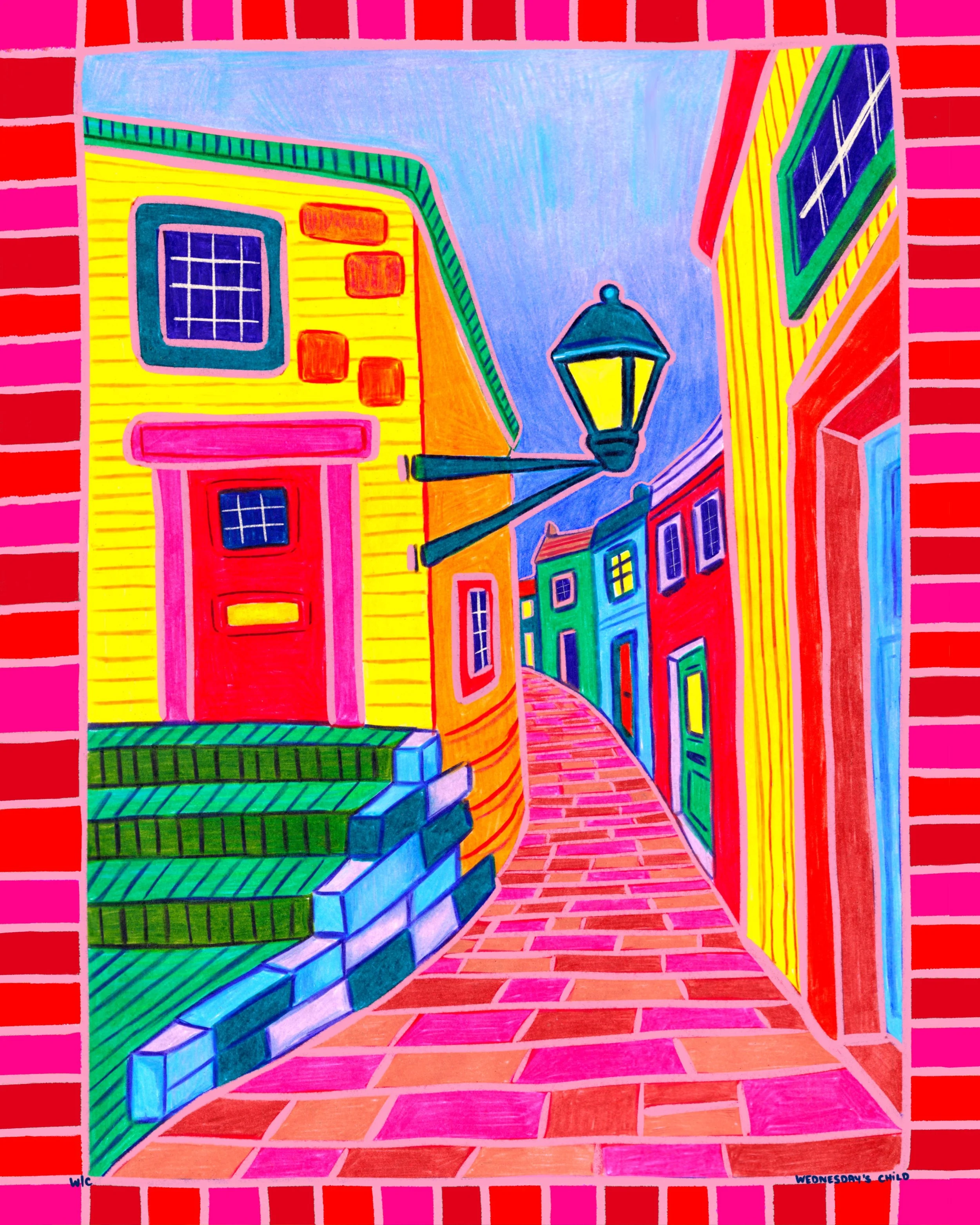 Once Upon a Street - Art Print