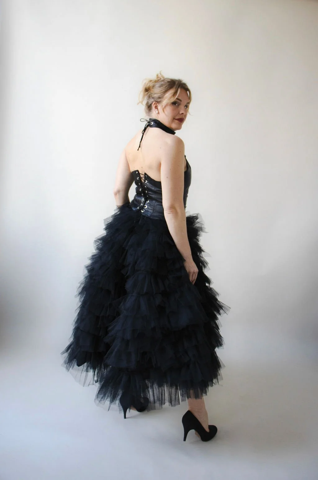 Black tulle skirt