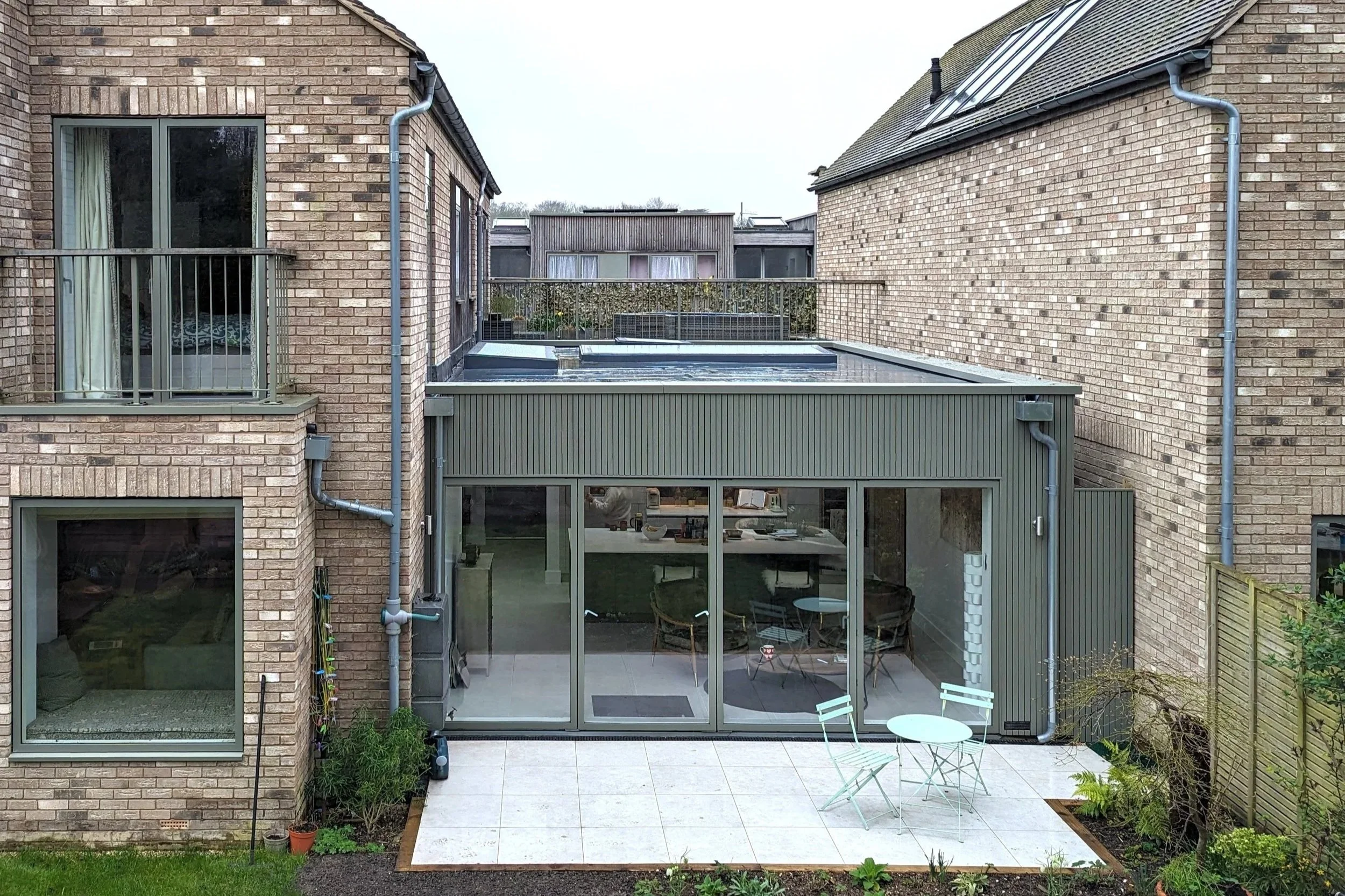 Contemporary Hampshire home exterior showcasing Tobias Weaver architecture