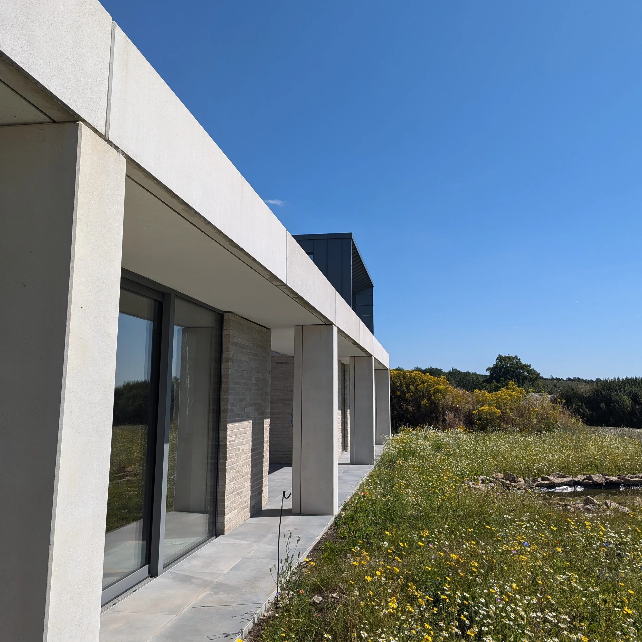 Contemporary new-build home designed by residential architect in Winchester