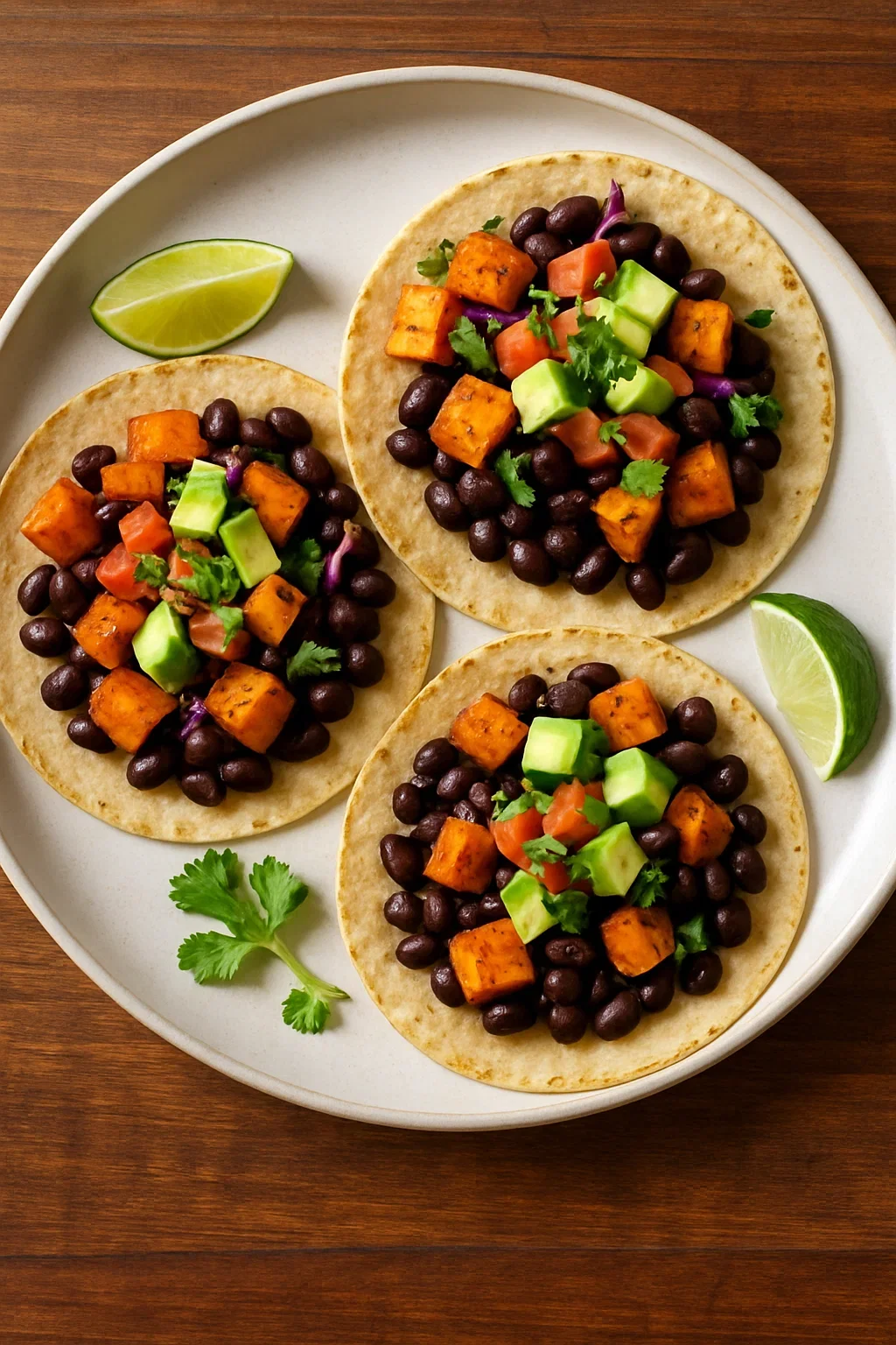 Sweet Potato &amp; Black Bean Tacos