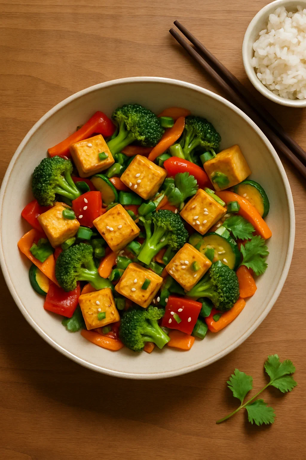 Vegetable Stir-Fry with Tofu