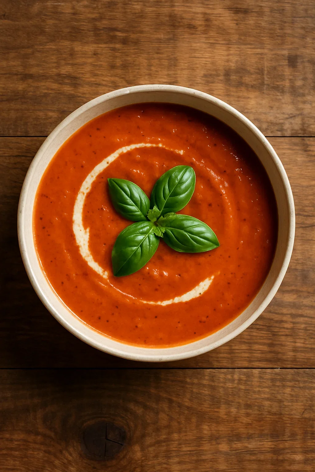 Creamy Tomato &amp; Basil Soup