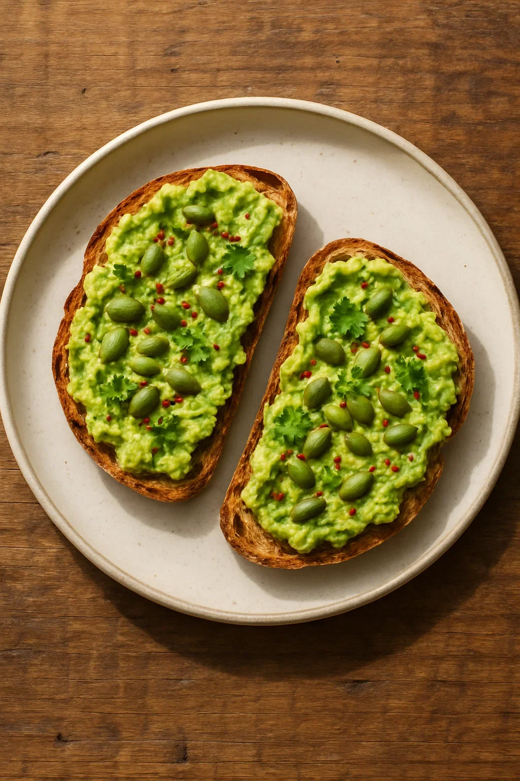 Avocado Toast with Pumpkin Seeds