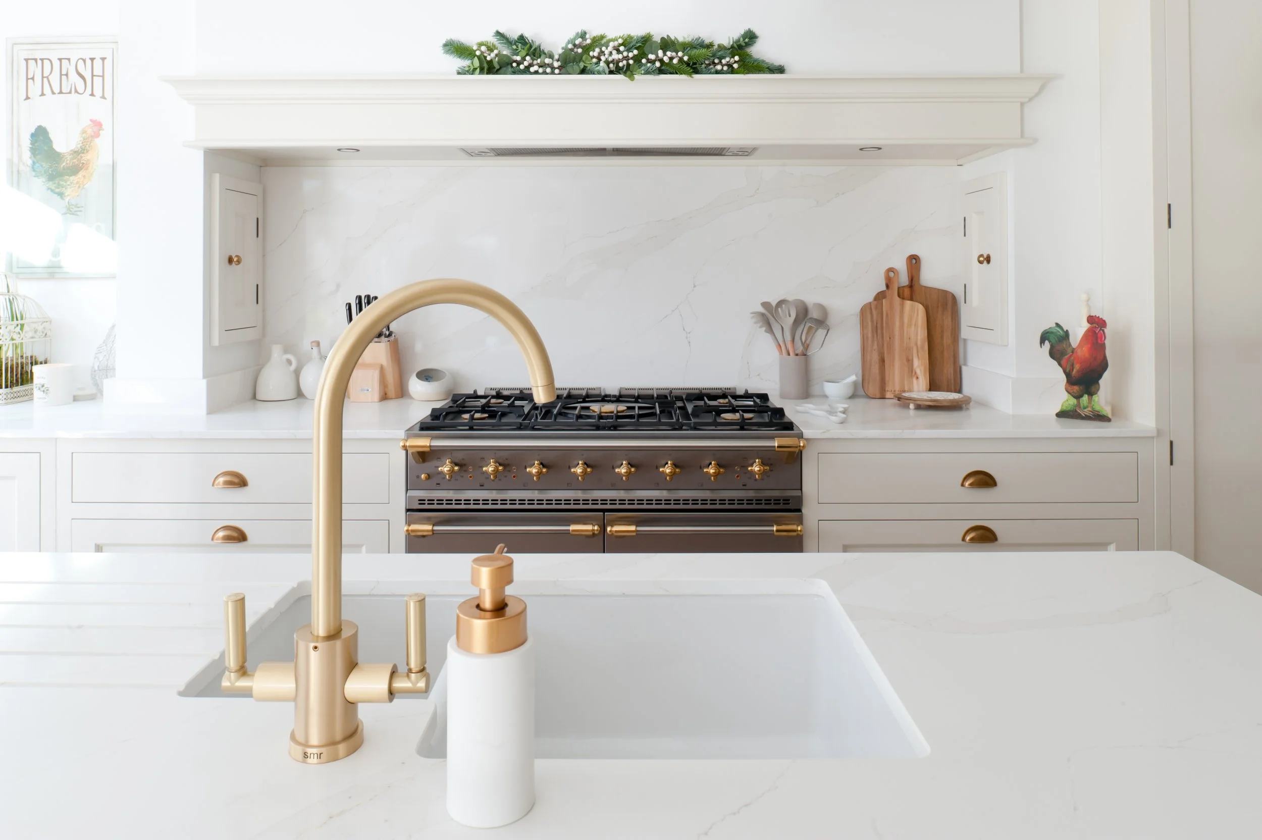 bespoke kitchen with range oven