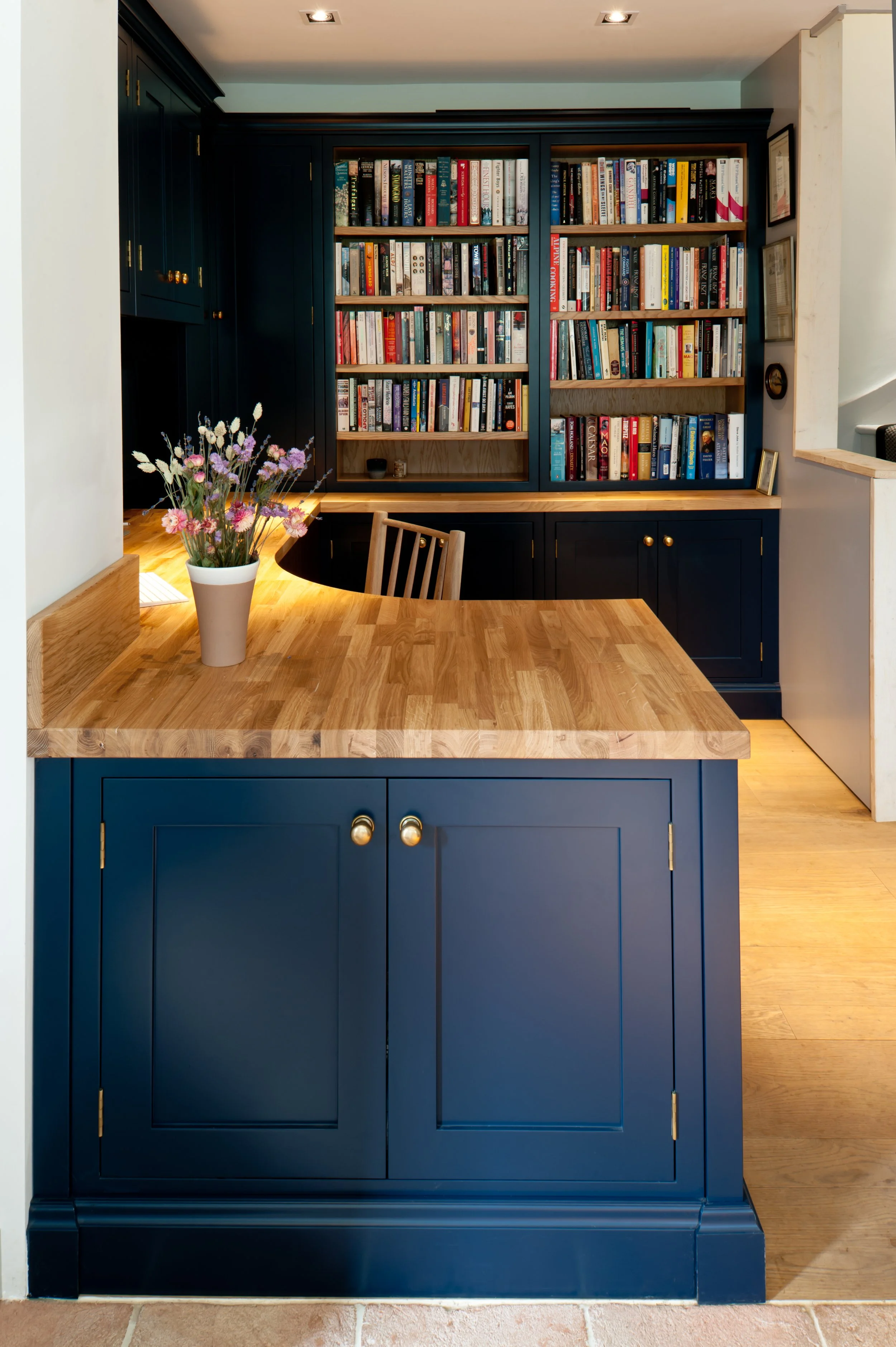 Booked solid.
Floor-to-ceiling bespoke library cabinetry, handcrafted to give a much-loved collection a home of its own.