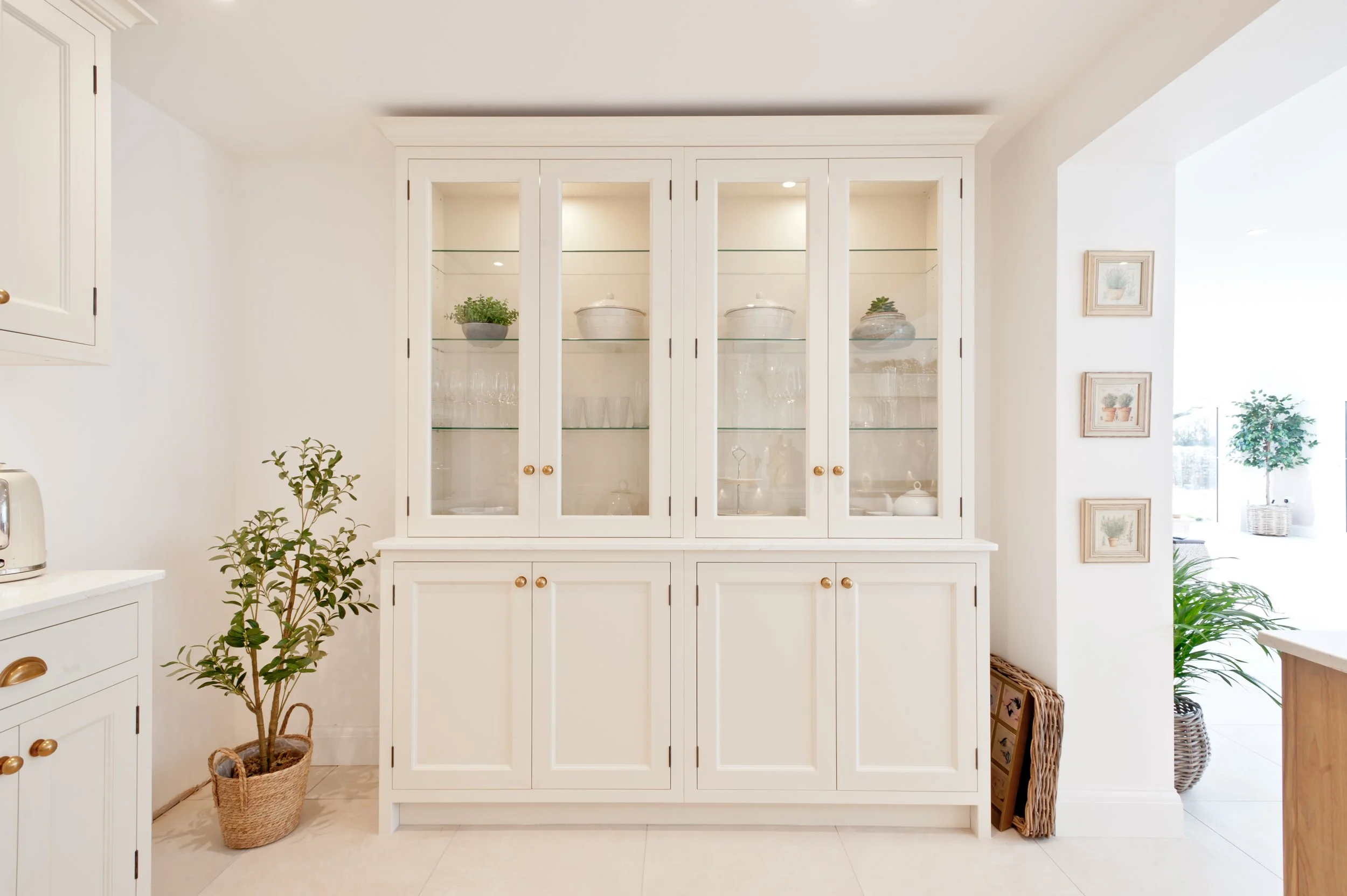 The importance of being furnished. A timeless bespoke dresser, handcrafted to bring storage and display beautifully together.