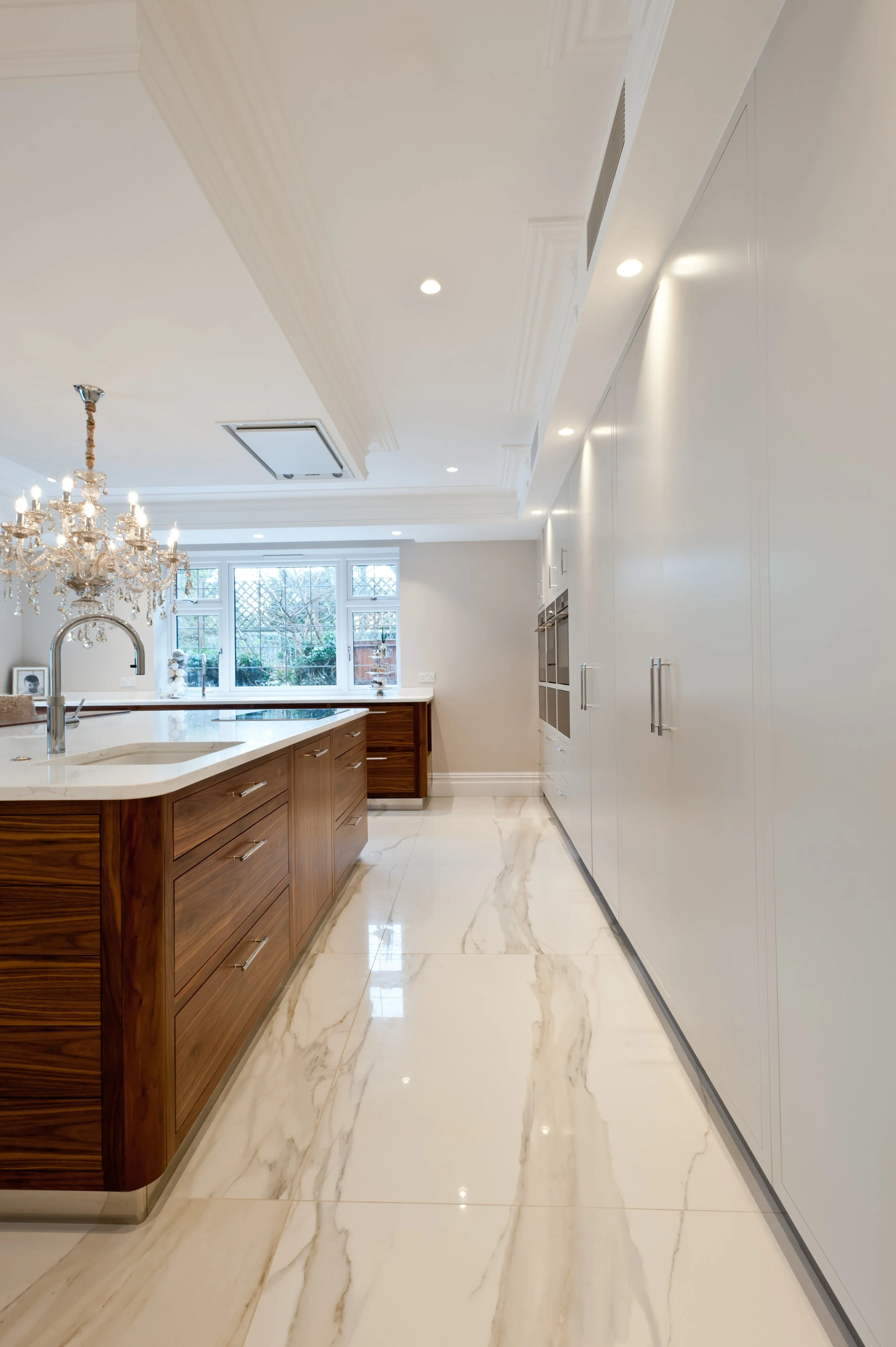 Warm Walnut and Clean Lines: a Contemporary Kitchen in Orpington