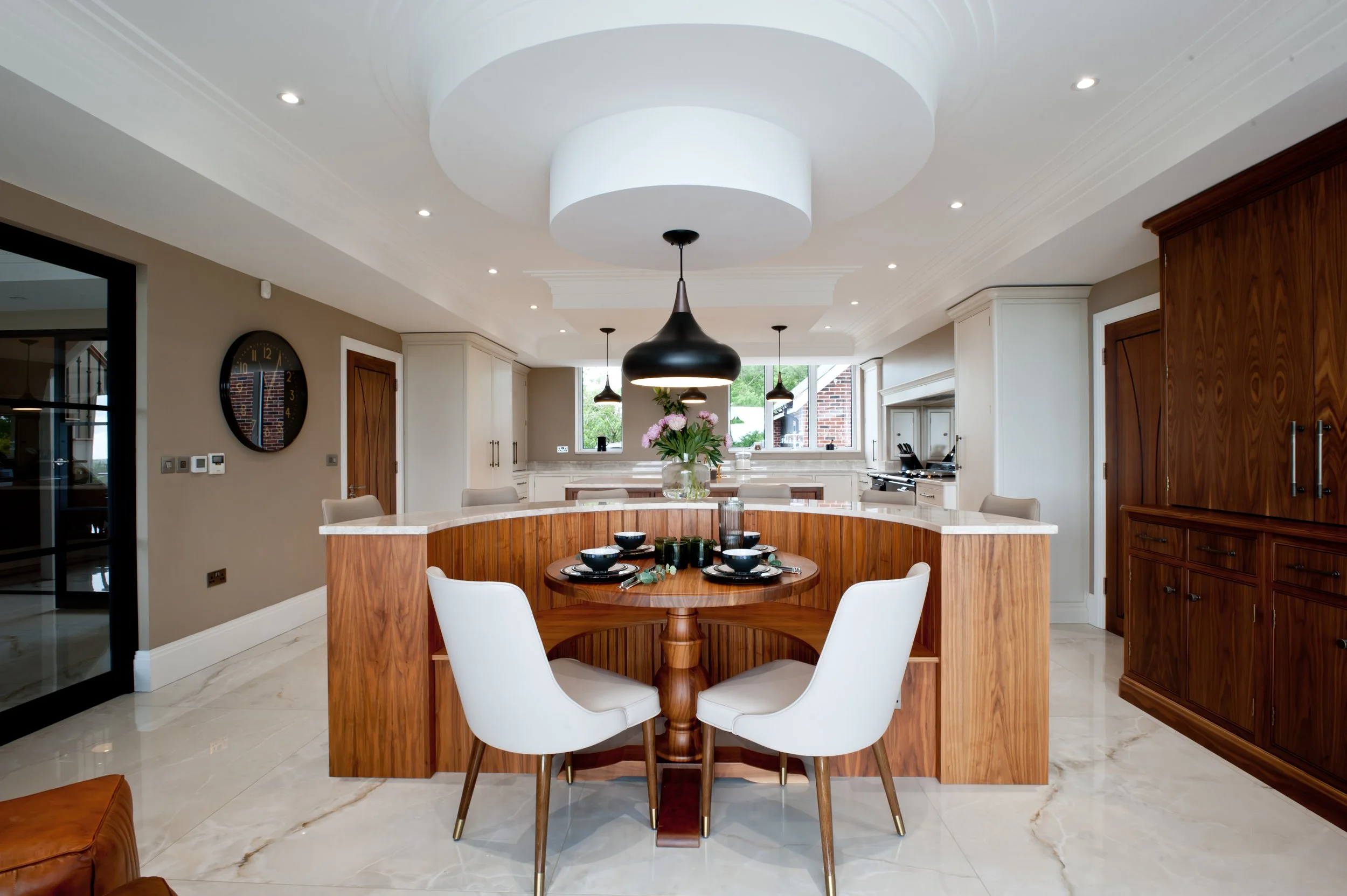 luxury kitchen breakfast bar kent